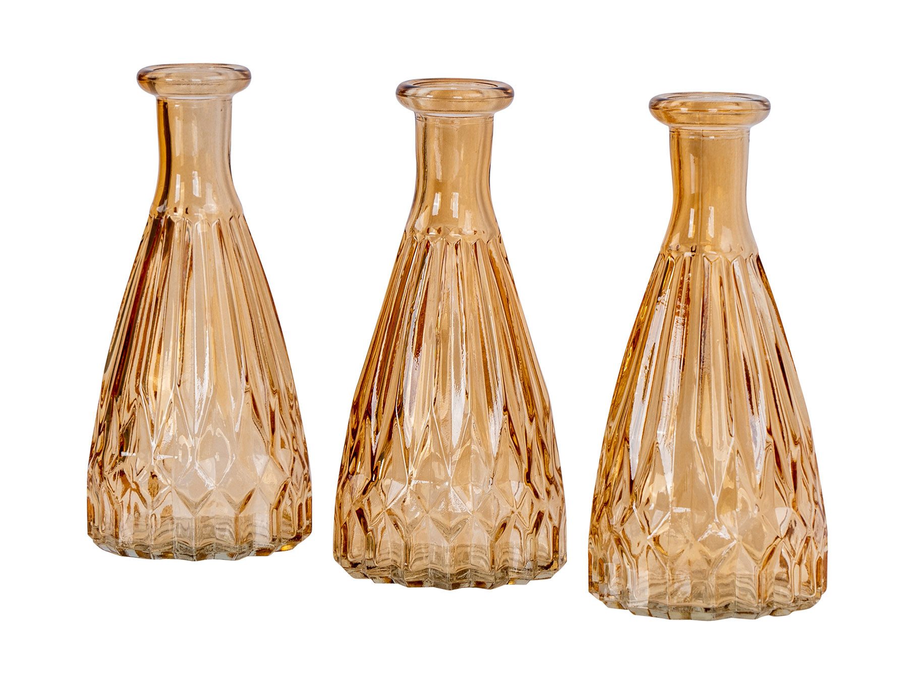 Levandeo® Dekovase, 3er Set Vasen Glas günstig online kaufen