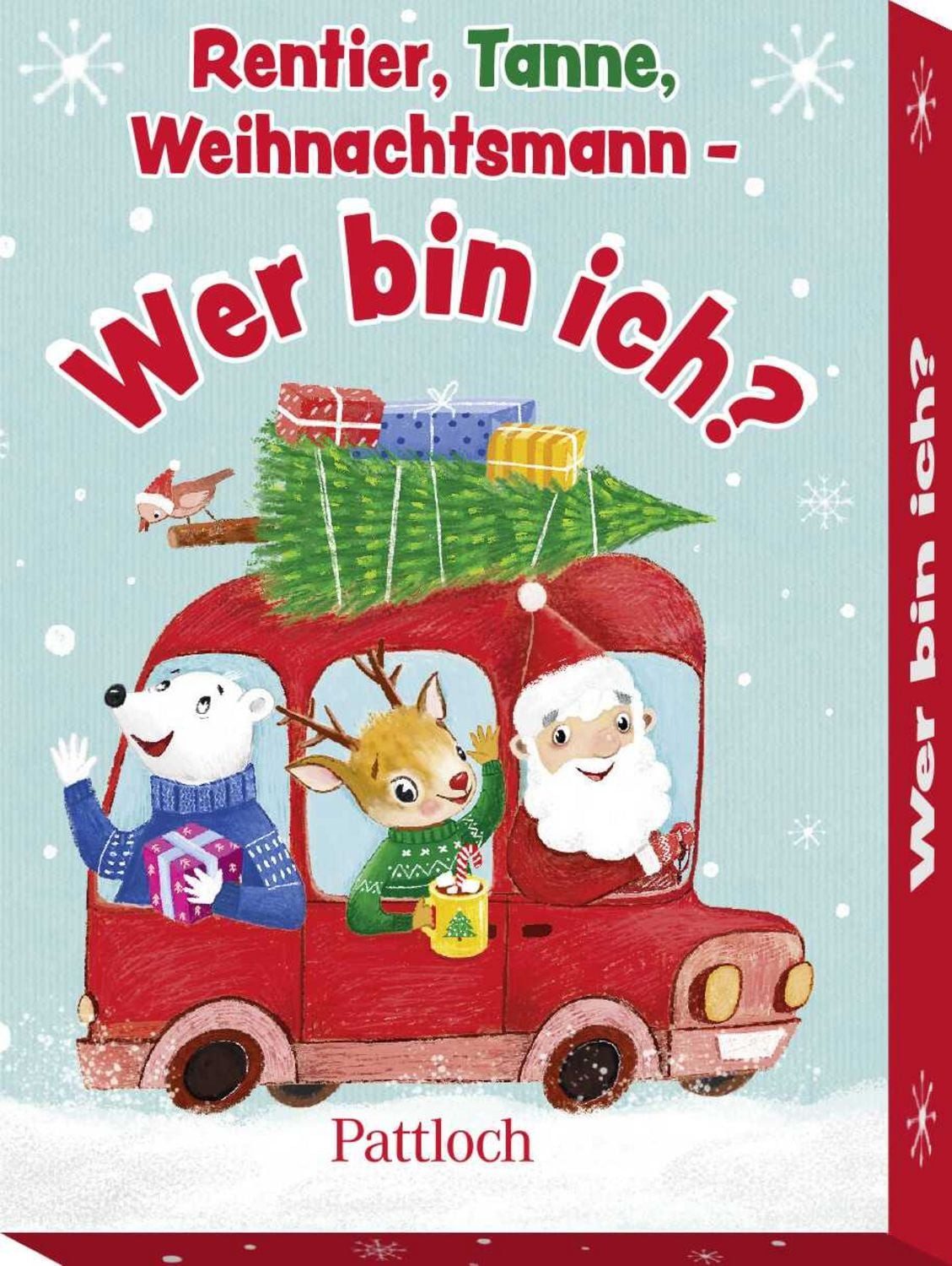 Spiel Rentier, Tanne, Weihnachtsmann