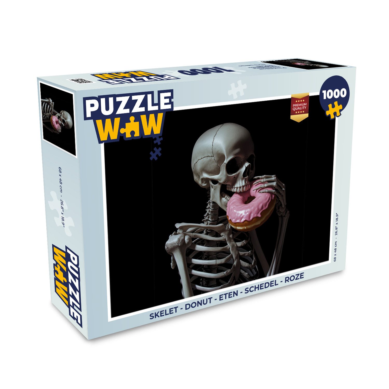 MuchoWow Puzzle Skelett - Donut - günstig online kaufen