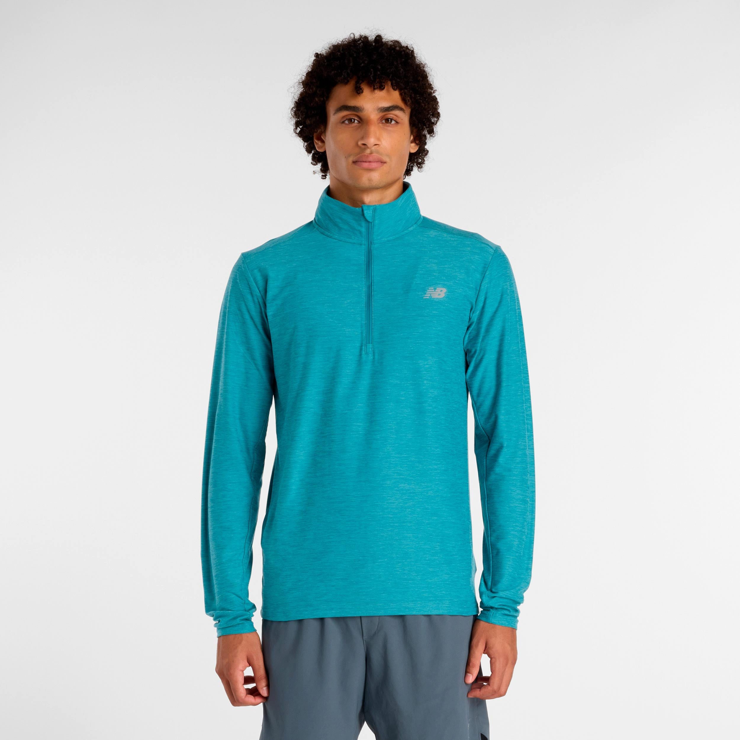 New Balance Longsleeve Space Dye 1/4 Zip
