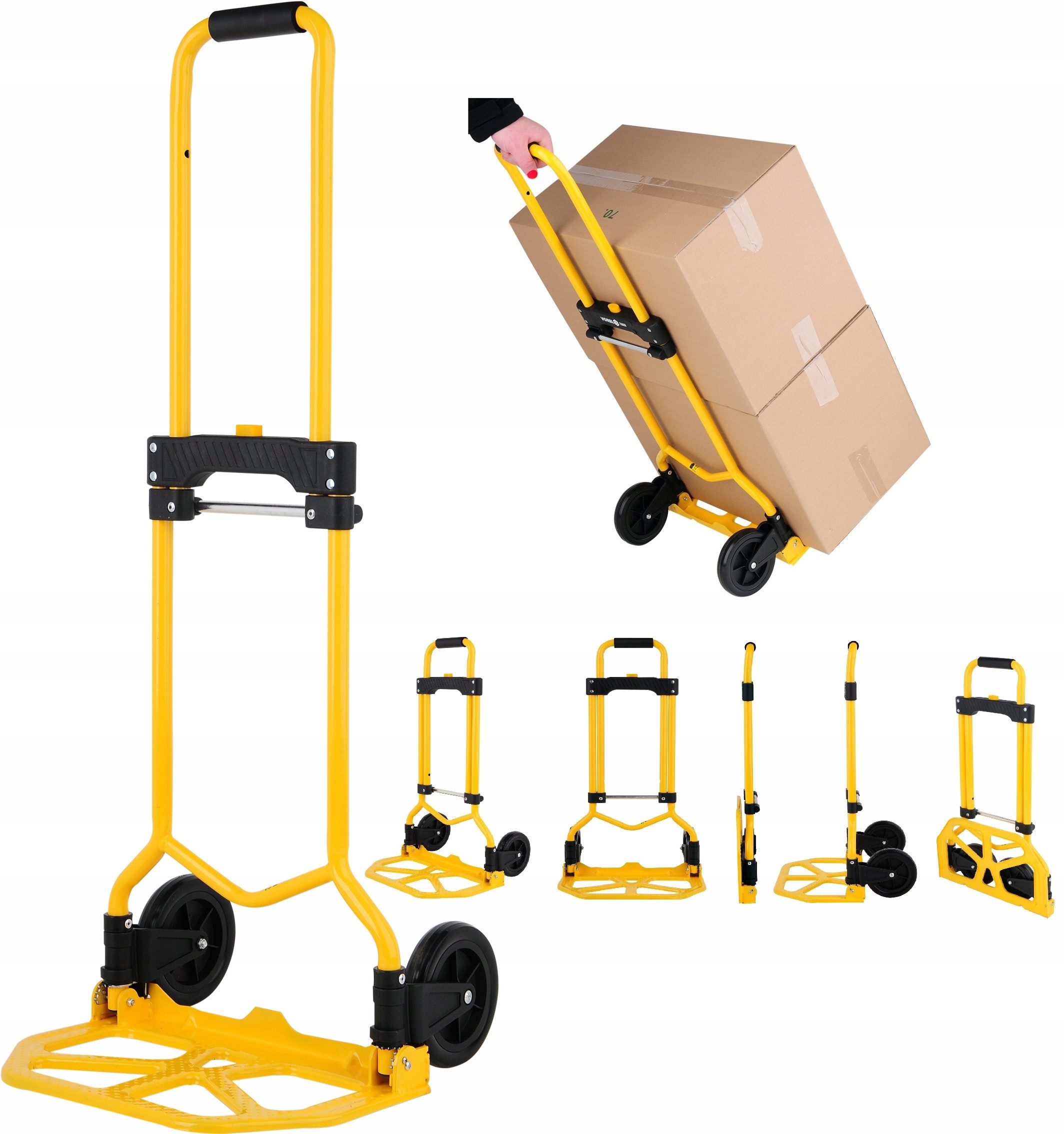 TRIZERATOP Sackkarre Klappbare Sackkarre bis 70kg, Transportkarre, (Klappbare Sackkarre bis 70kg, Transportkarre)