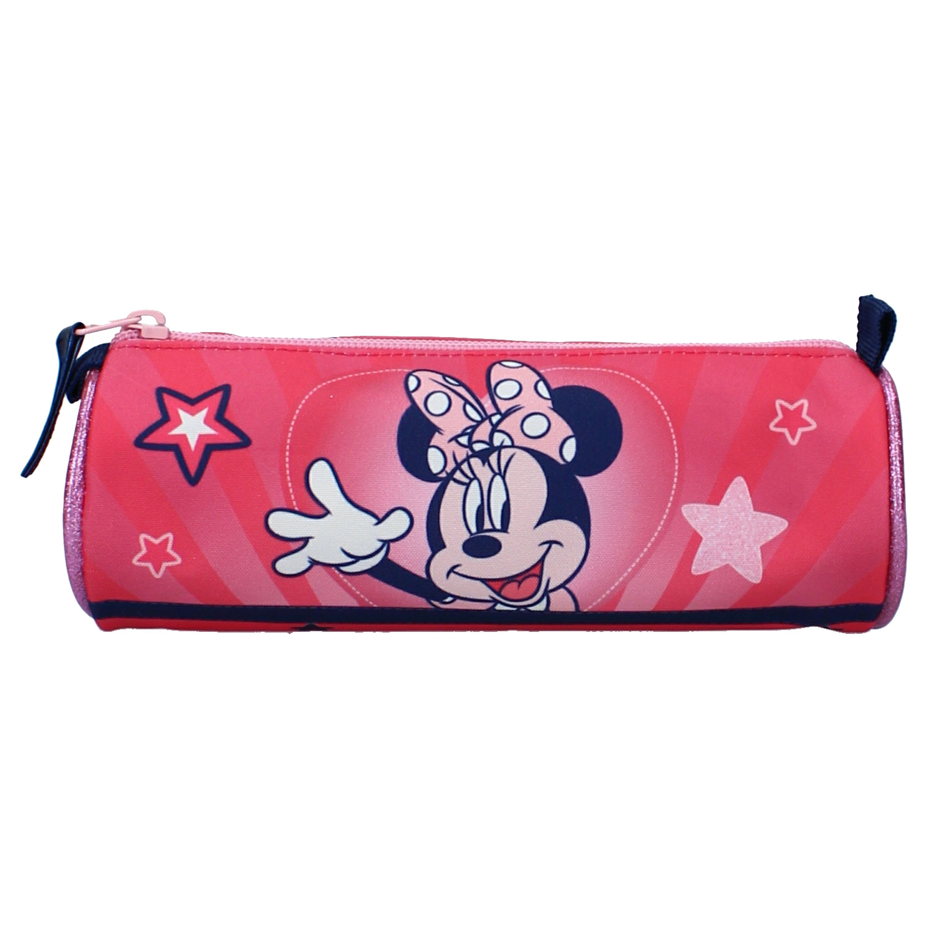 Kinderrucksack Mäppchen Minnie Minnie Disney mit Mouse Maus Set (Set) Rucksack