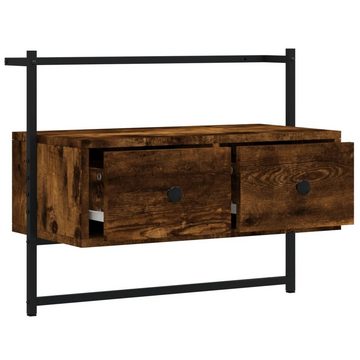 vidaXL TV-Schrank TV-Wandschrank Räuchereiche 60,5x30x51 cm Holzwerkstoff (1-St)