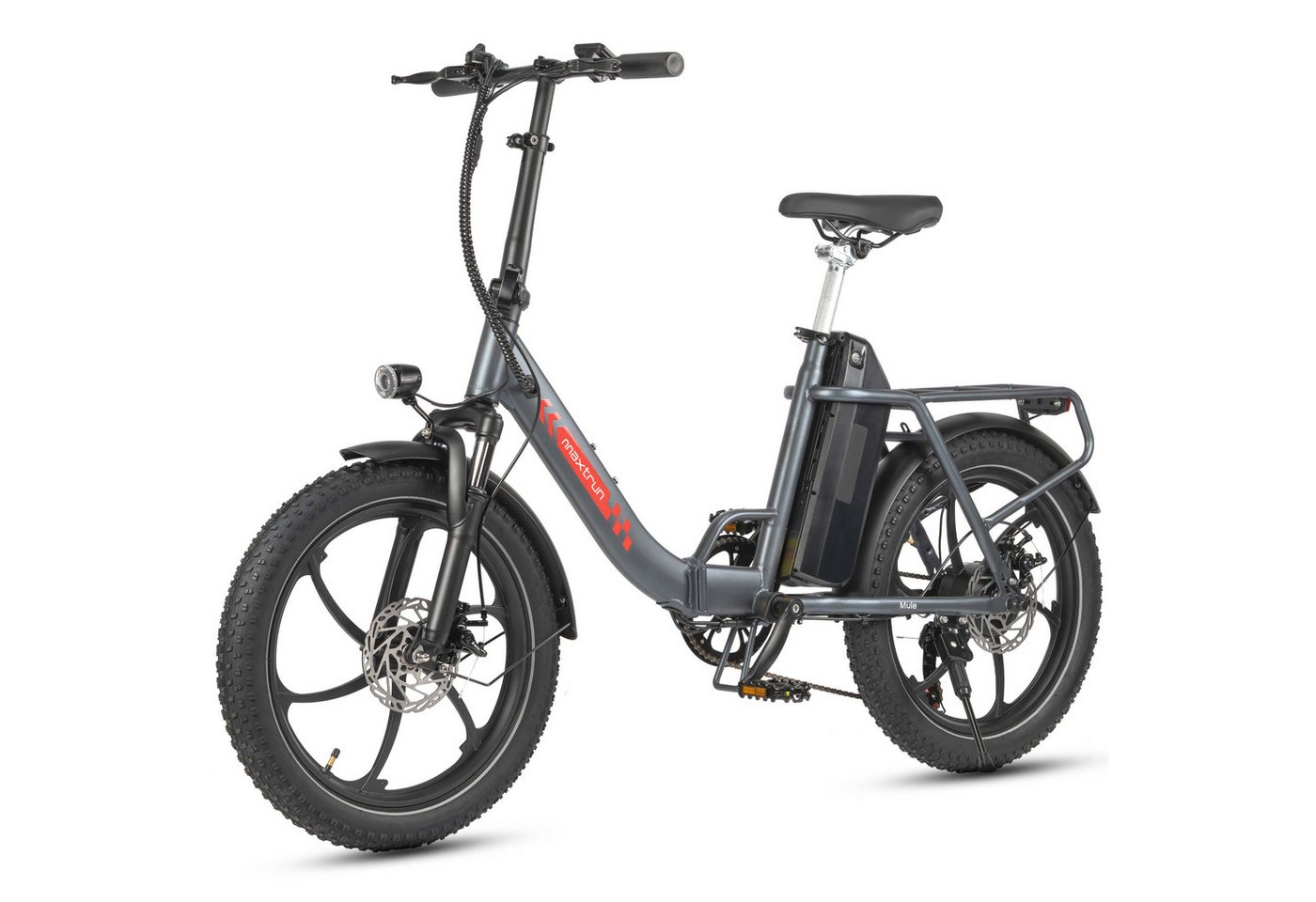 Vankel E-Bike Klapprad Faltbares E-Bikes E-Fahrrad Damen u. Herren 960WH Pedelec 48V 150 km, Kettenschaltung, Heckmotor, 960 Wh, 20x3'' Klapprad, Pedelec E-Citybike mit Tiefeinstieg, faltbar, E-bikes