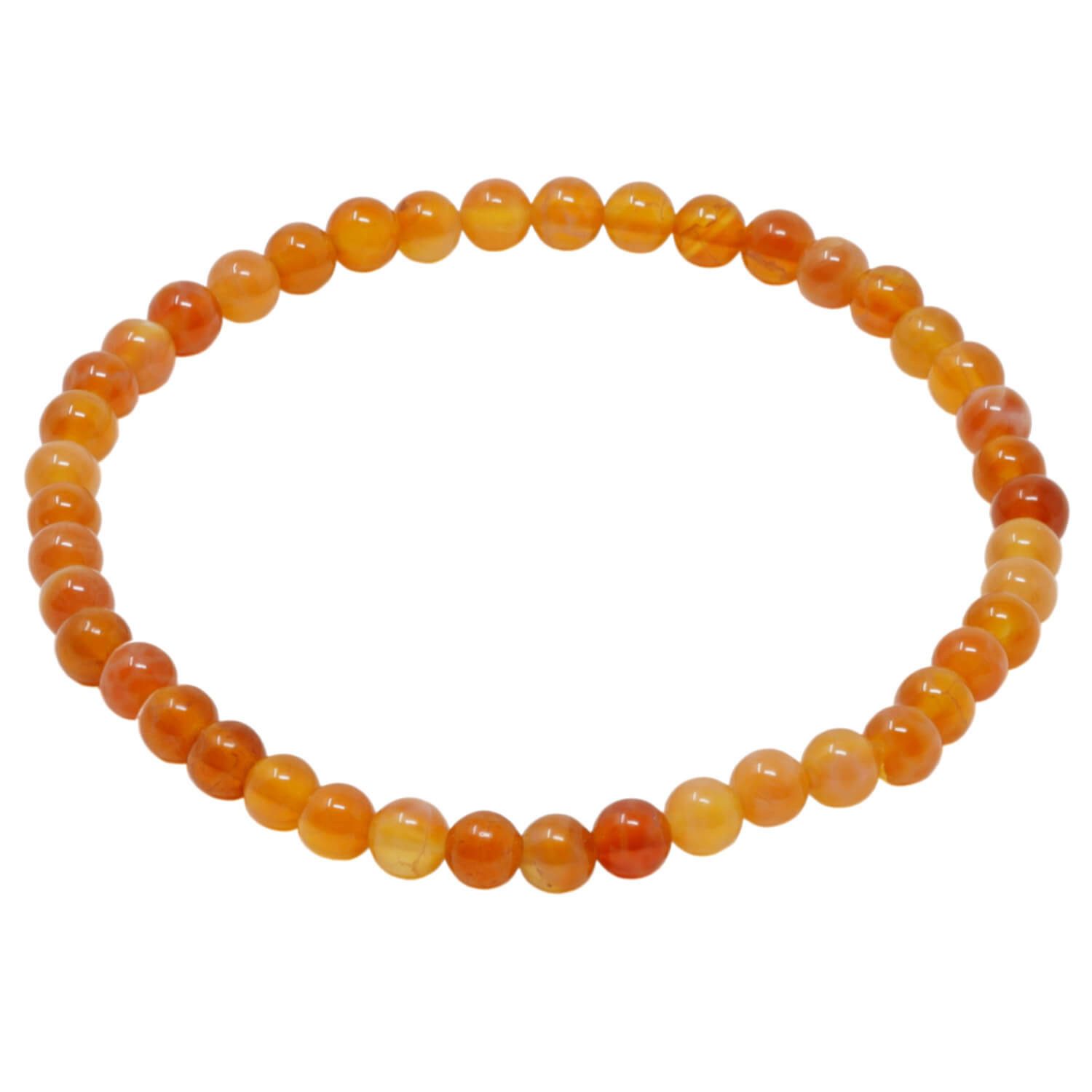 Armband Armband aus Feuerachat Ø 4mm endlos dehnbar