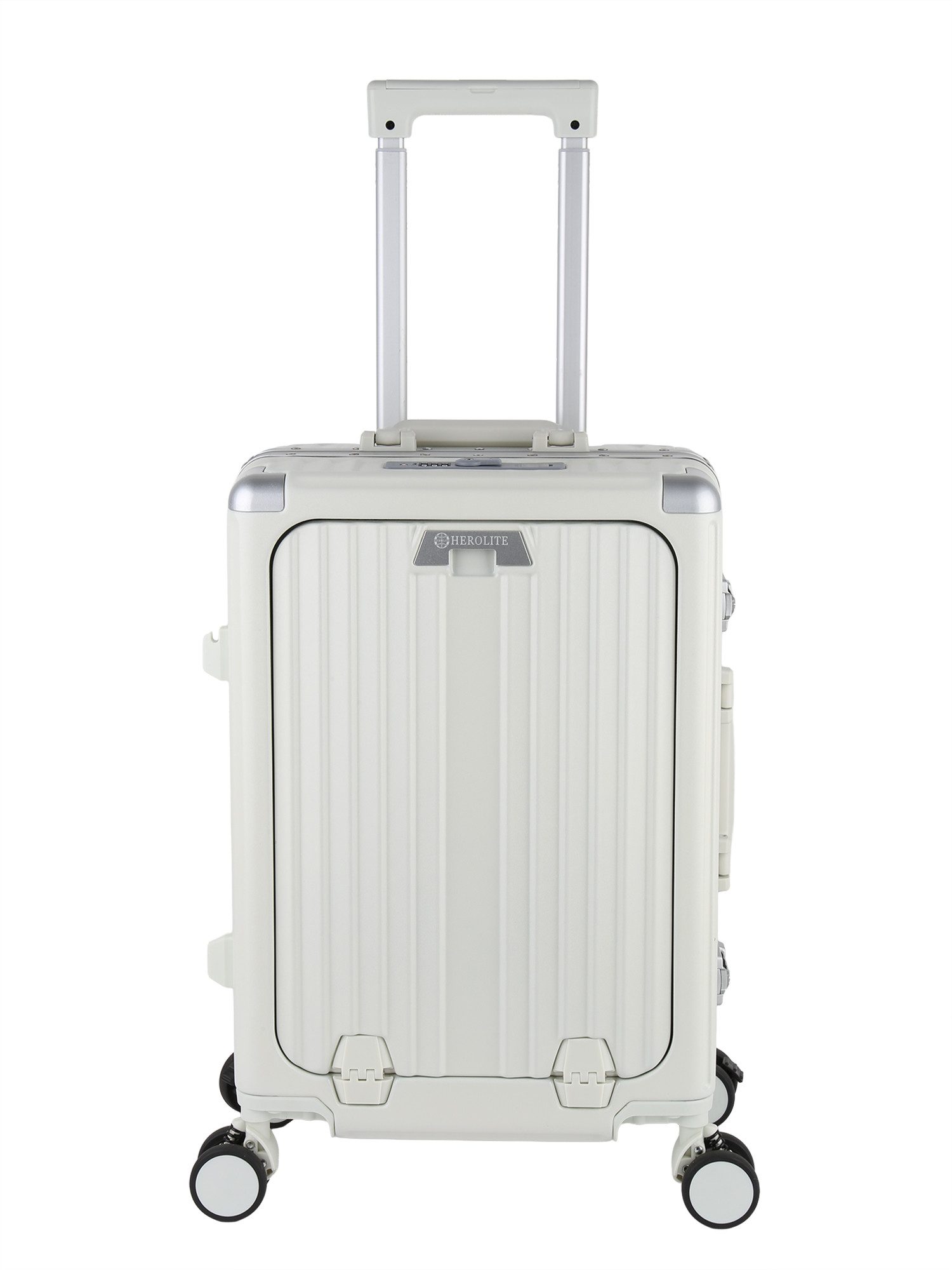 VAN HILL Hartschalen-Trolley 842209, 4 Rollen, Herolite Hartschalen-Trolley mit TSA-Schloss & 4 Doppelrollen