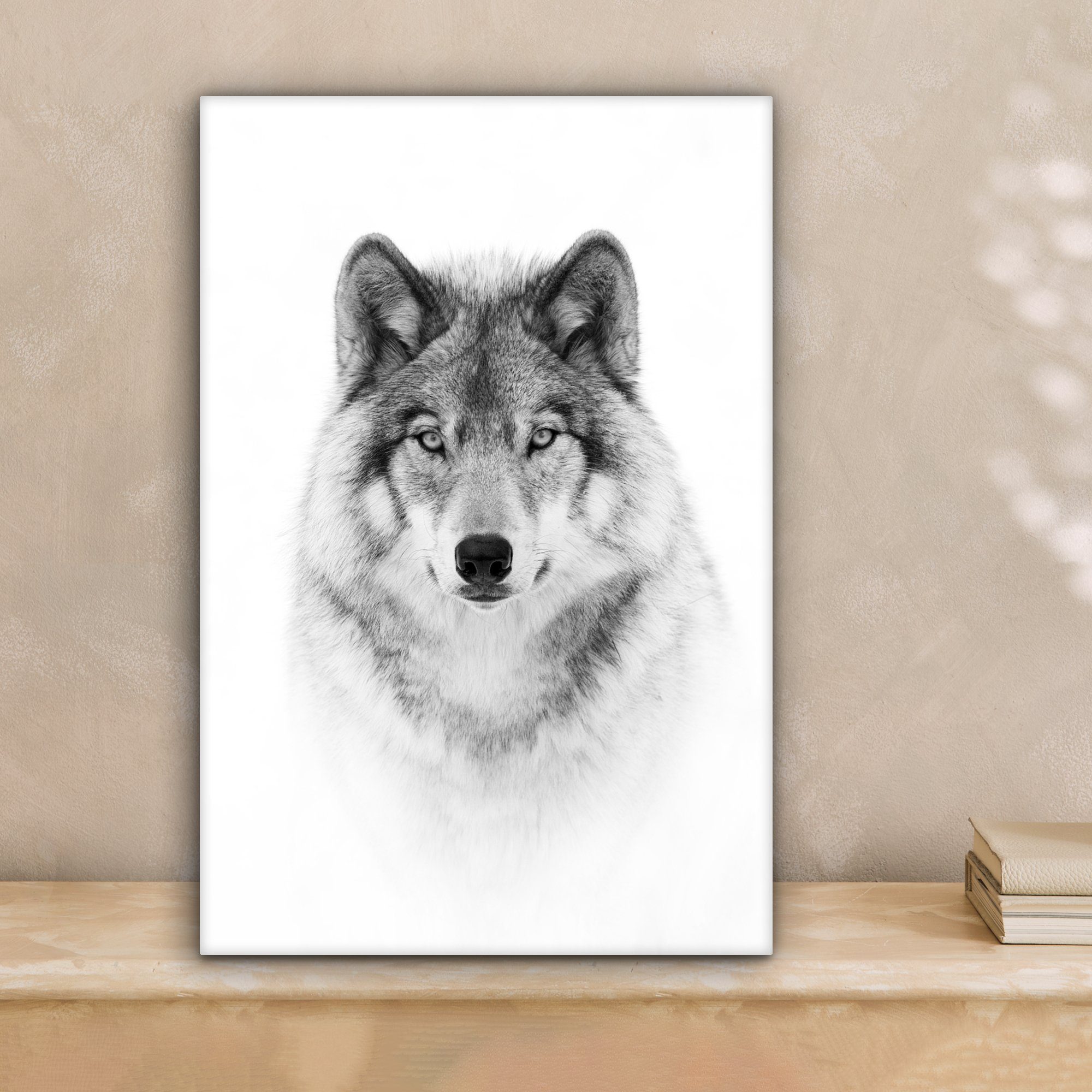 OneMillionCanvasses® Leinwandbild Wolf - Tiere - günstig online kaufen