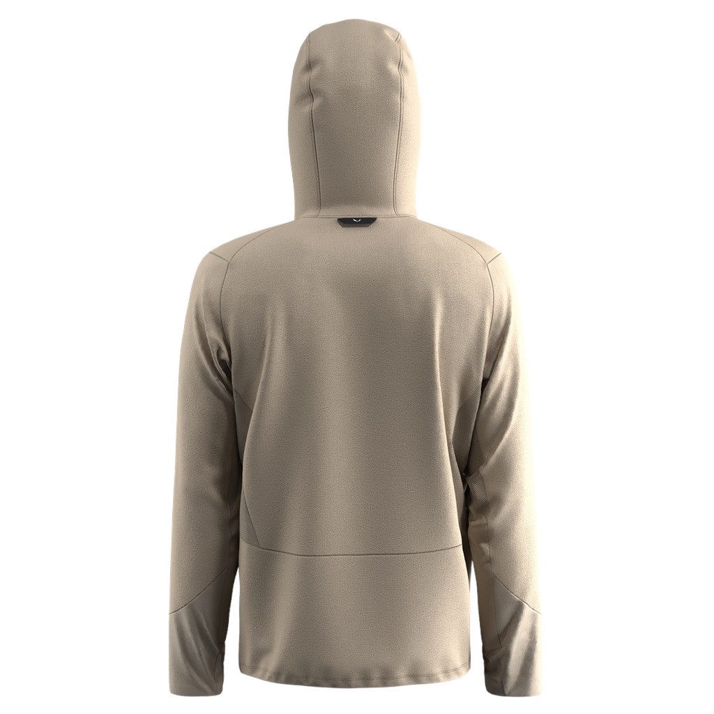 Salewa Funktionsjacke Kapuzenjacke Puez Merino Durastretch (hoher Tragekomfort) sandbraun