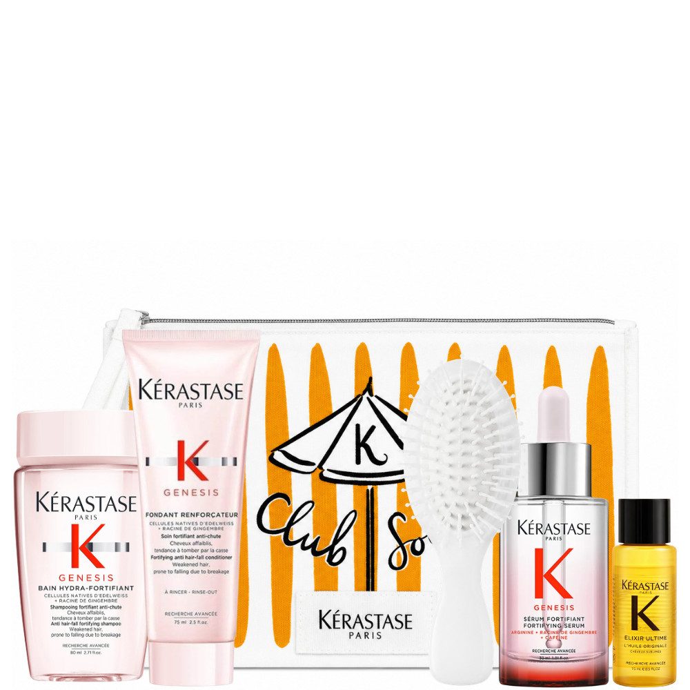 Kérastase Haarpflege-Set Genesis Travel Set mit Beauty Bag, 6-tlg.