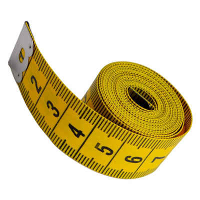EDCO Maßband Schneidermaßband 150cm flexibles Maßband, gut ablesbare Skalierung, Textil Maßband