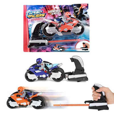 Toi-Toys Spielzeug-Motorrad Fahrer auf Spielzeug Motorrad mit Shooter