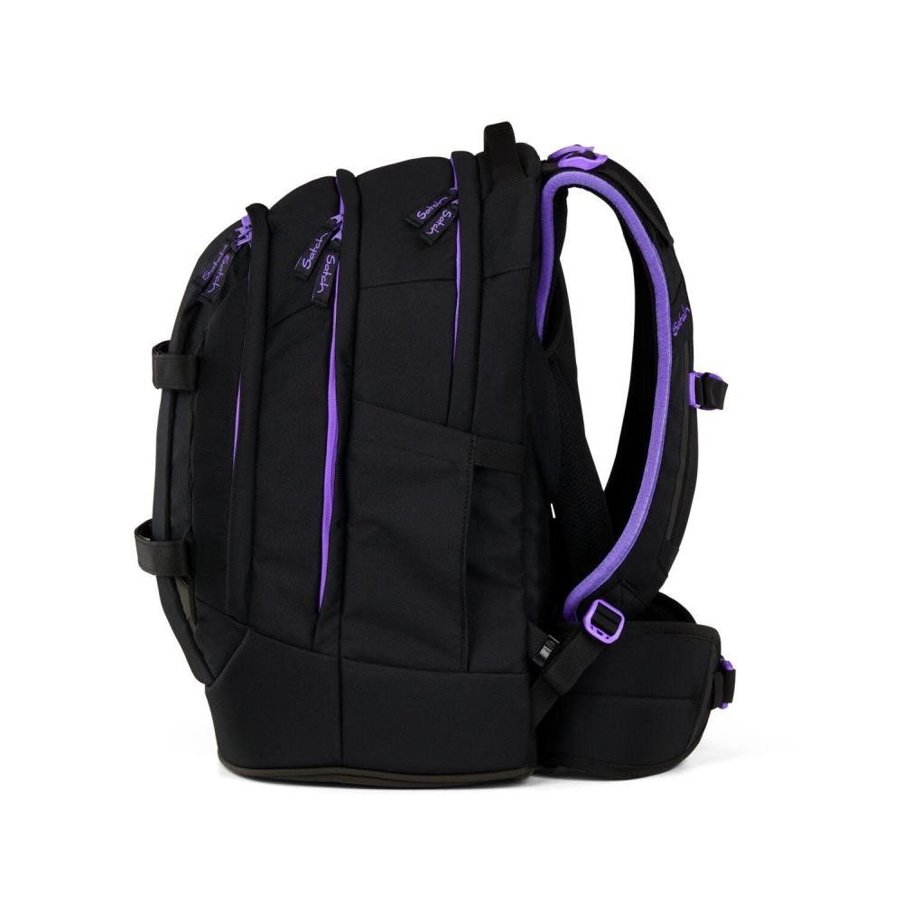 Satch Schulrucksack Pack (4tlg., inkl. Schlamperbox, Regenhülle und Geldbörse)