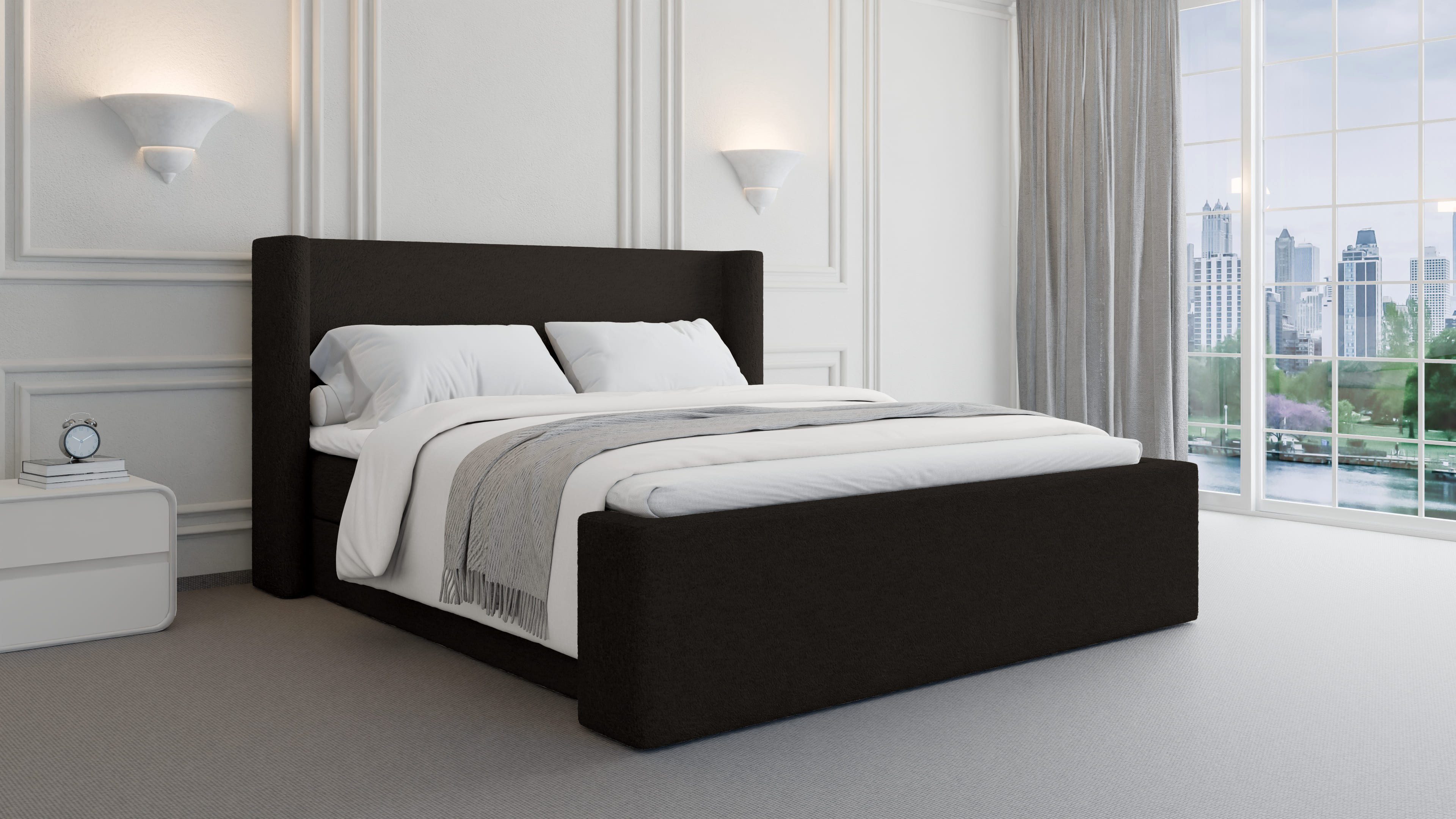 MOEBLO Boxspringbett BETT 09 (Doppelbett mit günstig online kaufen