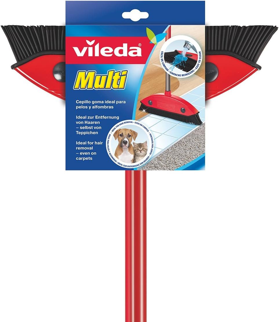 Vileda Staubbesen Multi Besen Kautschukborsten Stiellänge 75–130 cm (1-St)
