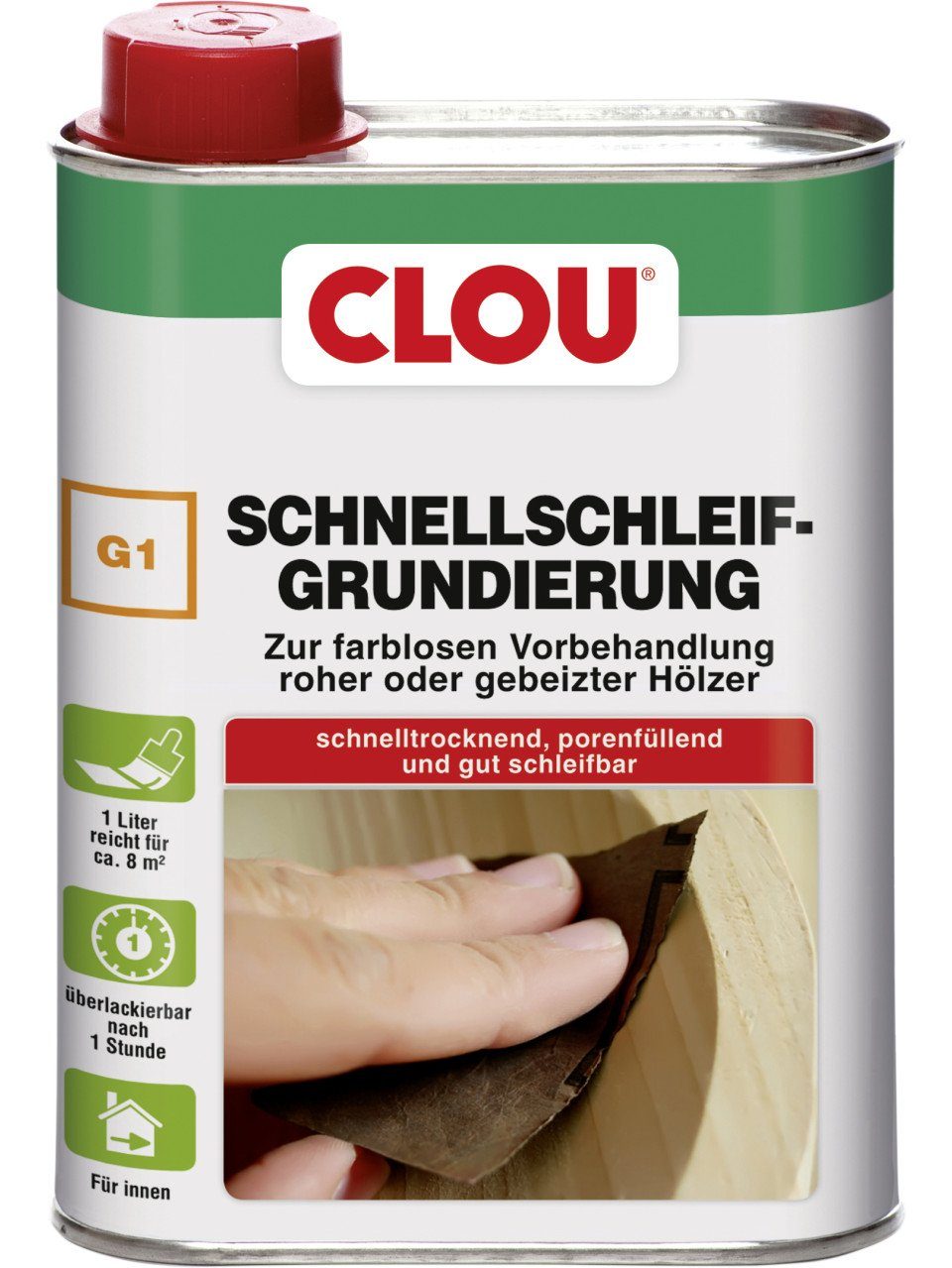 Haftgrund Clou Schnellschleif Grundierung G1 250 ml