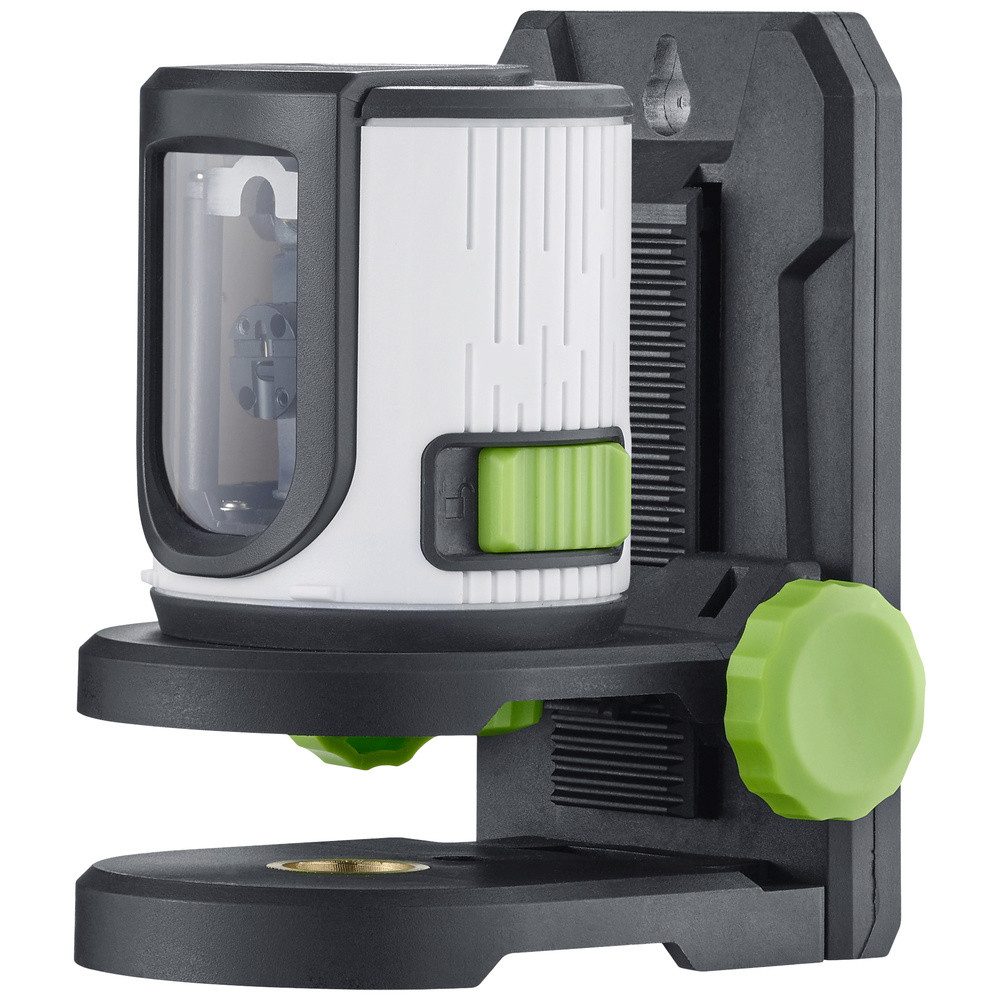 LASERLINER Nivelliergerät Laserliner EasyCross-Laser Green Set Kreuzlinienlaser selbstnivellier, (EasyCross-Laser Green Set)