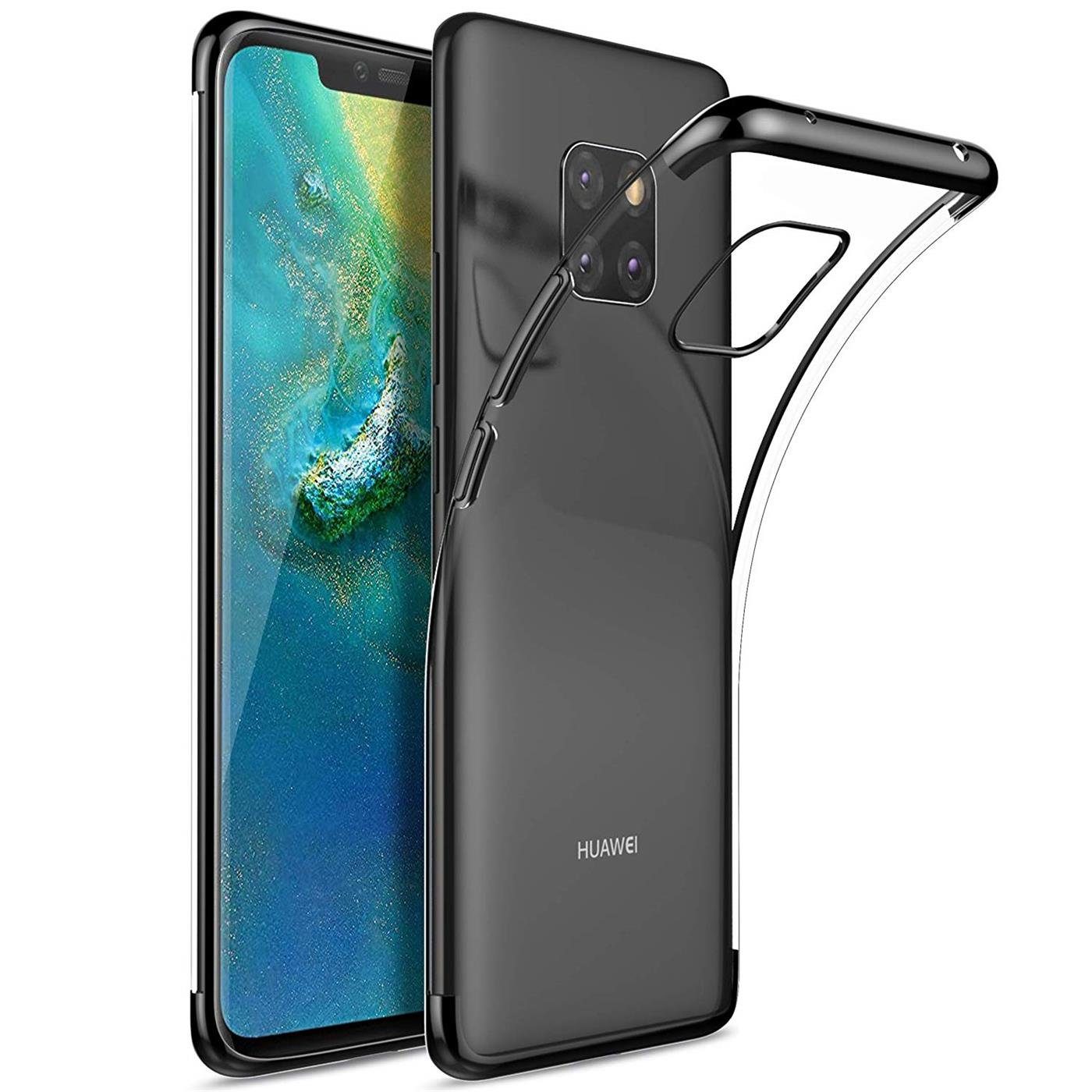 CoolGadget Handyhülle Slim Case Farbrand für Huawei Mate 20 Pro 6,4 Zoll, Hülle Silikon Cover für Huawei Mate 20 Pro Schutzhülle