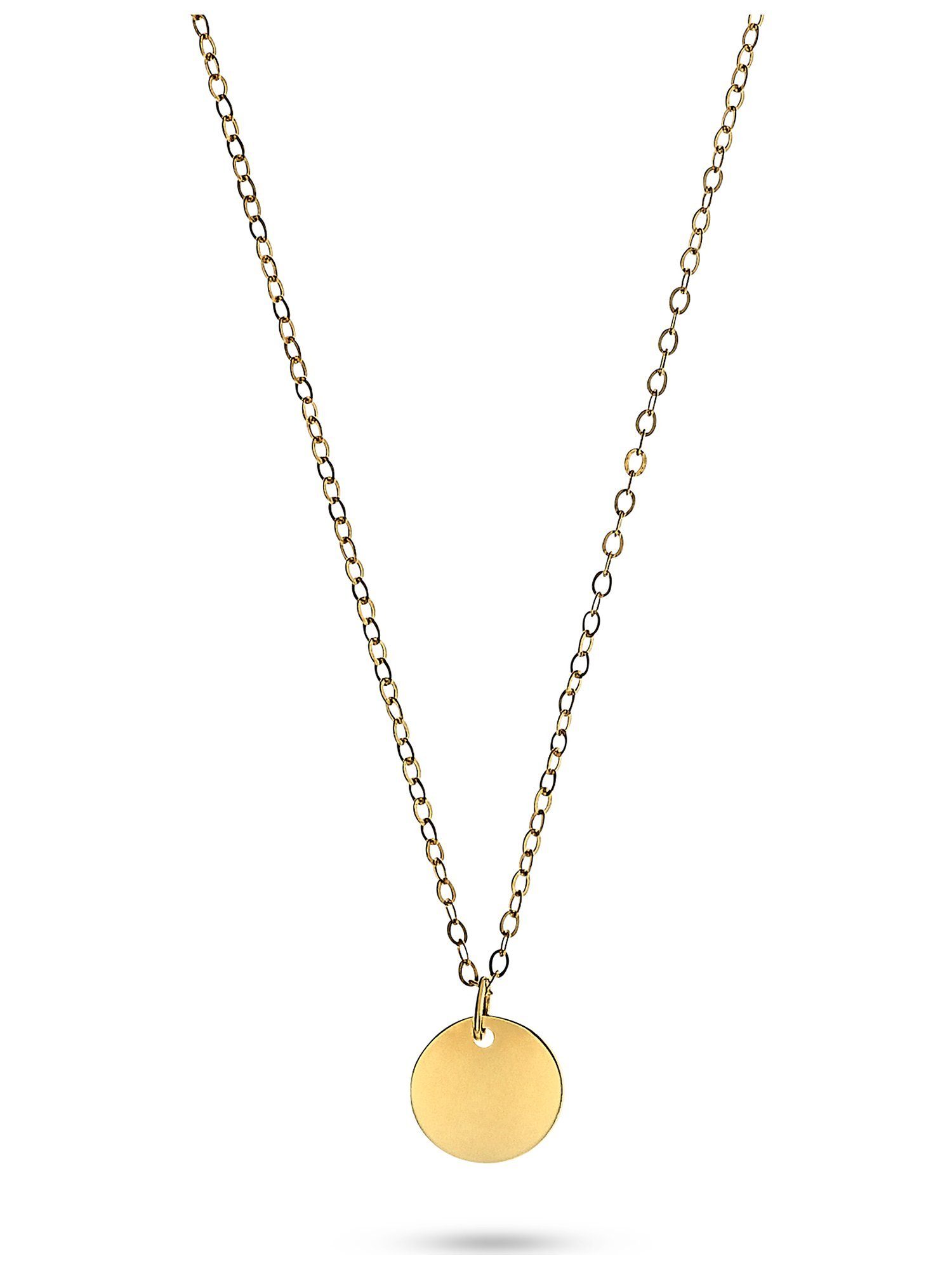 CHRIST Goldkette CHRIST Damen-Kette 375er Gelbgold, Maßangaben: Länge: 45  cm, Verlängerung: 2 cm