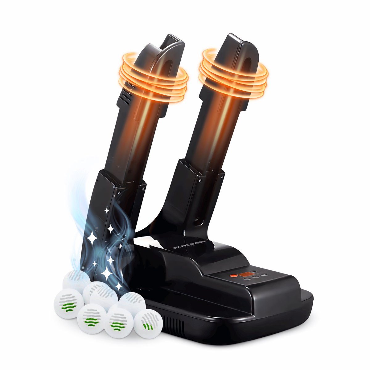 Vulpes Goods Schuhtrockner Für Schuhe mit Ozonfunktion und Timer, verstellbar, Ozonfunktion & Timer