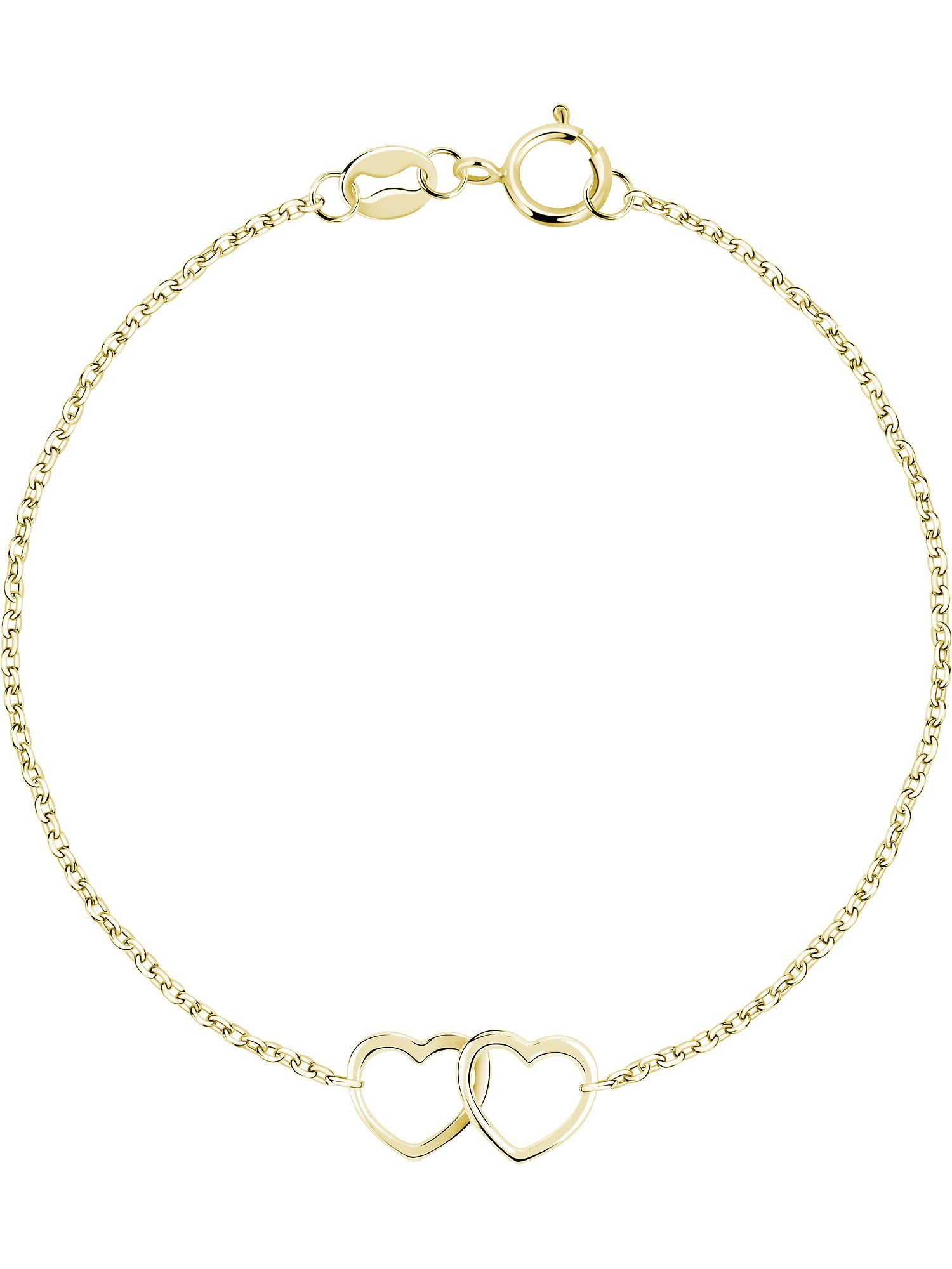 FAVS Silberarmband FAVS Damen-Armband 925er Silber Herz