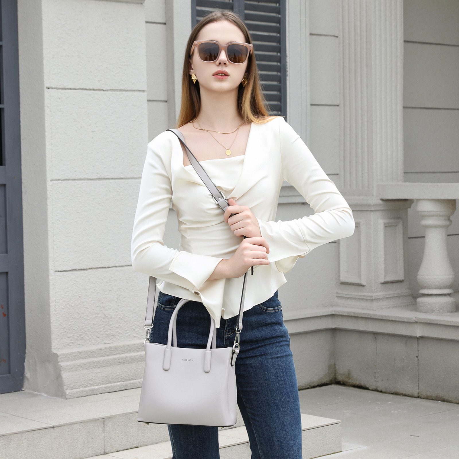 Miss Lulu Handtasche Damen Handtasche aus günstig online kaufen