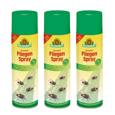 Neudorff Insektenspray Permanent FliegenSpray - 3x 500 ml