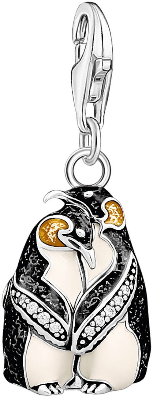 THOMAS SABO Charm-Einhänger Pinguine, mit Zirkonia (synth)