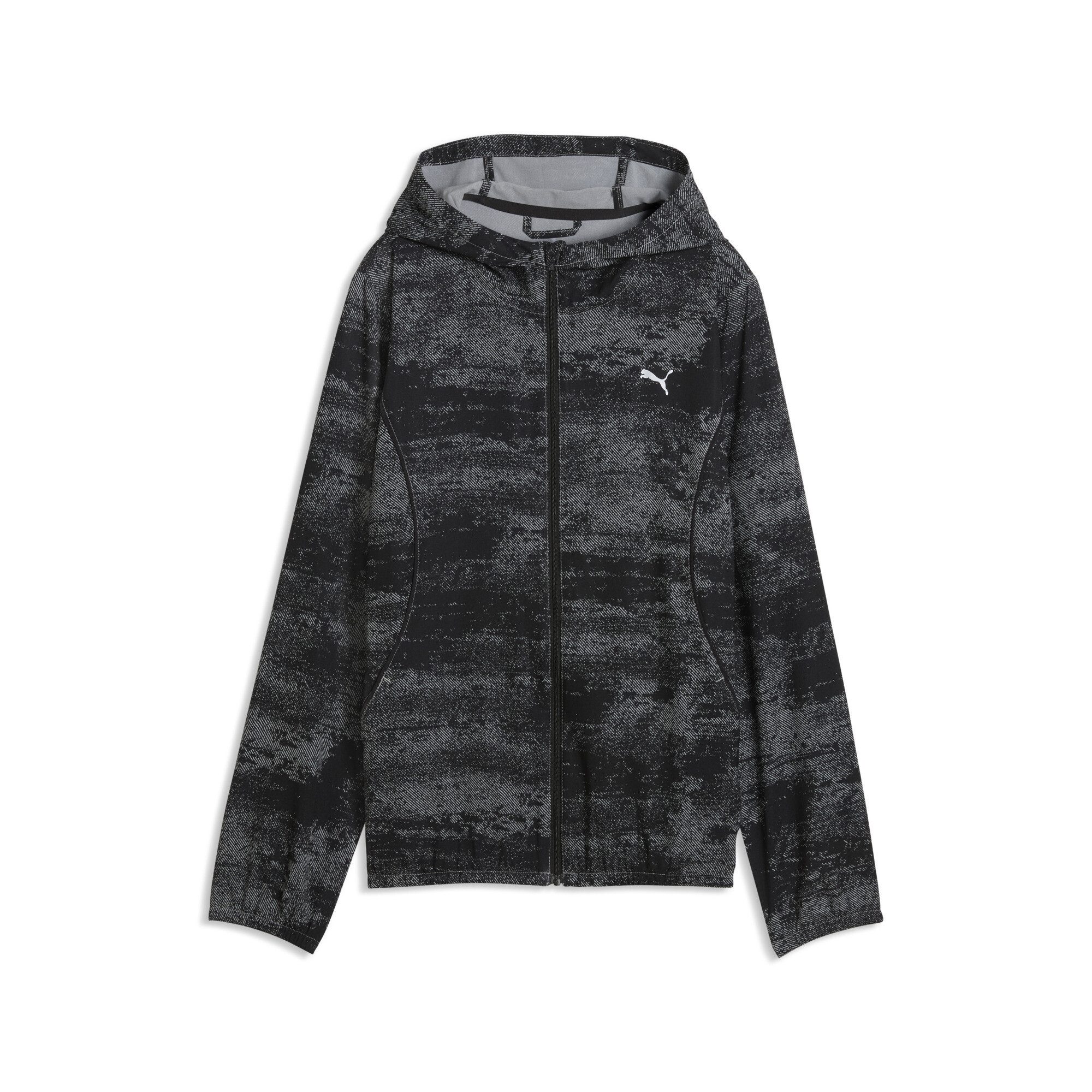 PUMA Trainingsjacke Run Velocity Gewebte Jacke mit Print Damen