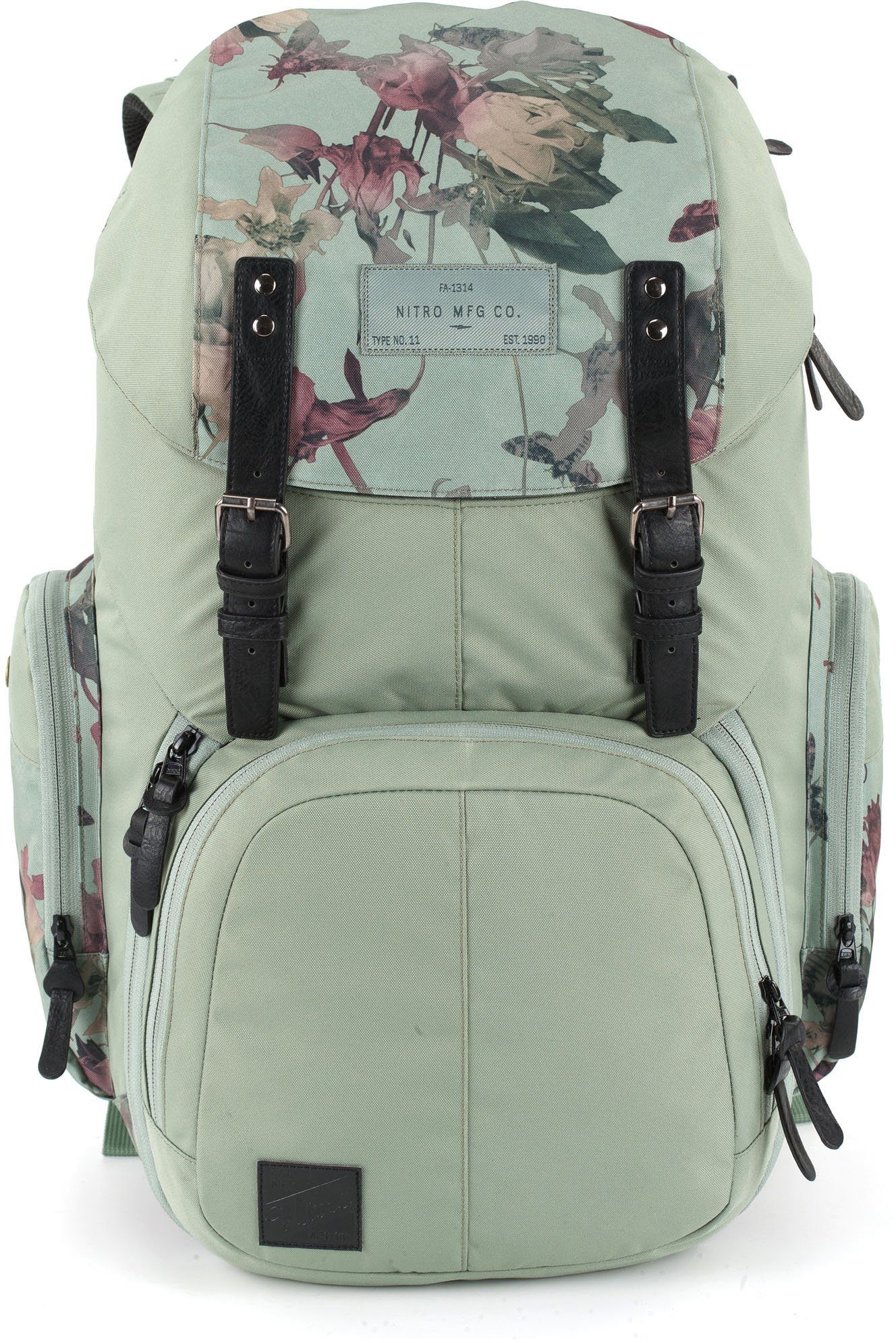 NITRO Laptoprucksack Weekender, Reiserucksack mit Laptopfach, Schulrucksack, Wanderrucksack