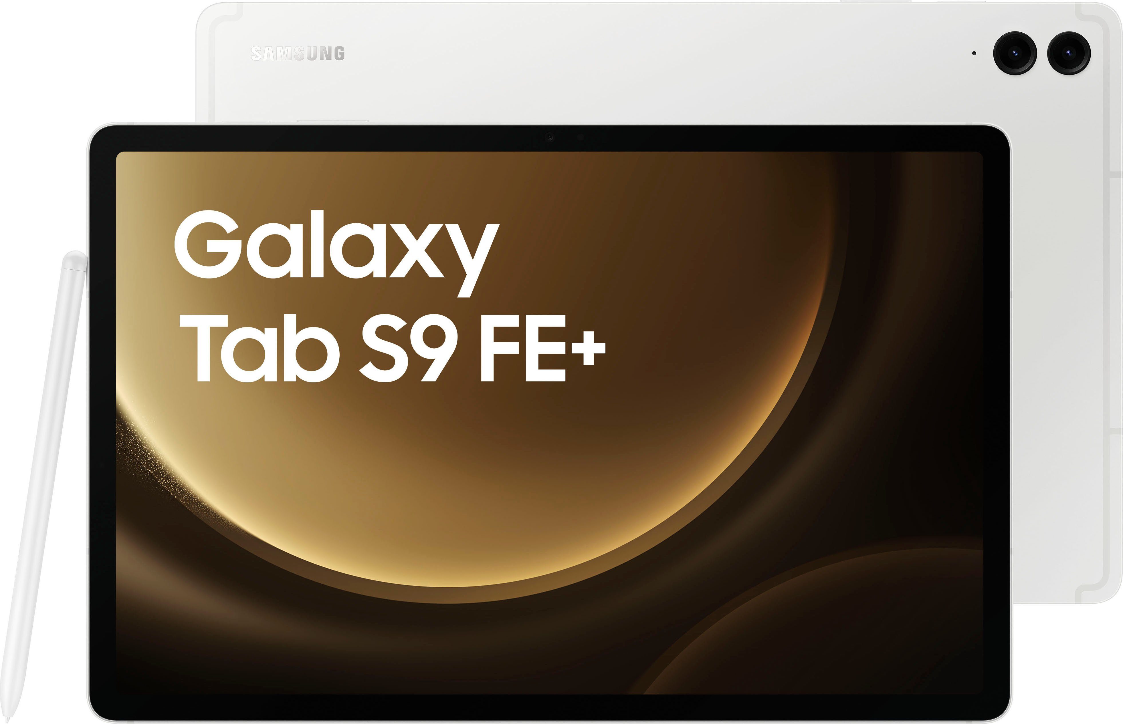 S9 Android,One GB, Tab Samsung Tablet FE+ 128 silver (12,4", UI,Knox) Galaxy