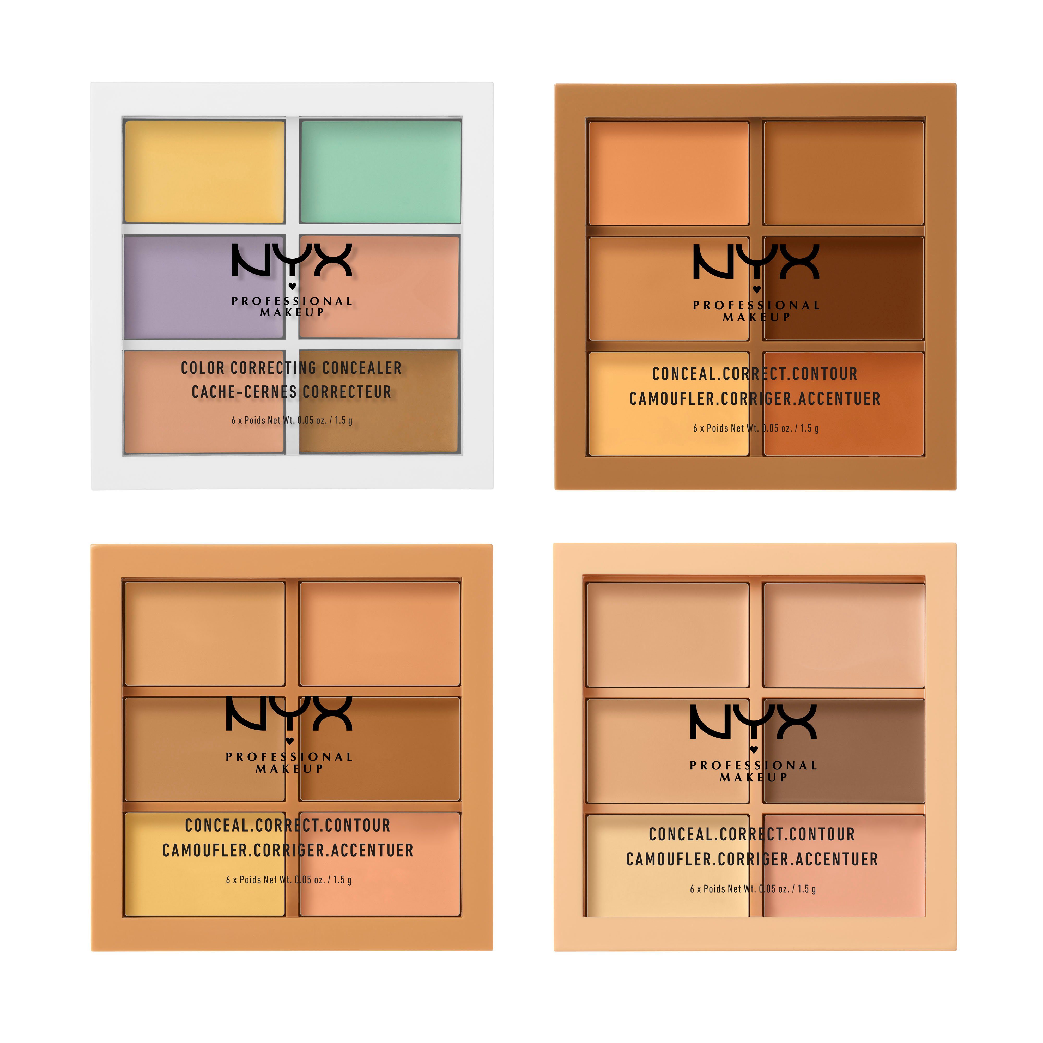 NYX Makeup Palette Concealer Correcting Professional NYX Color