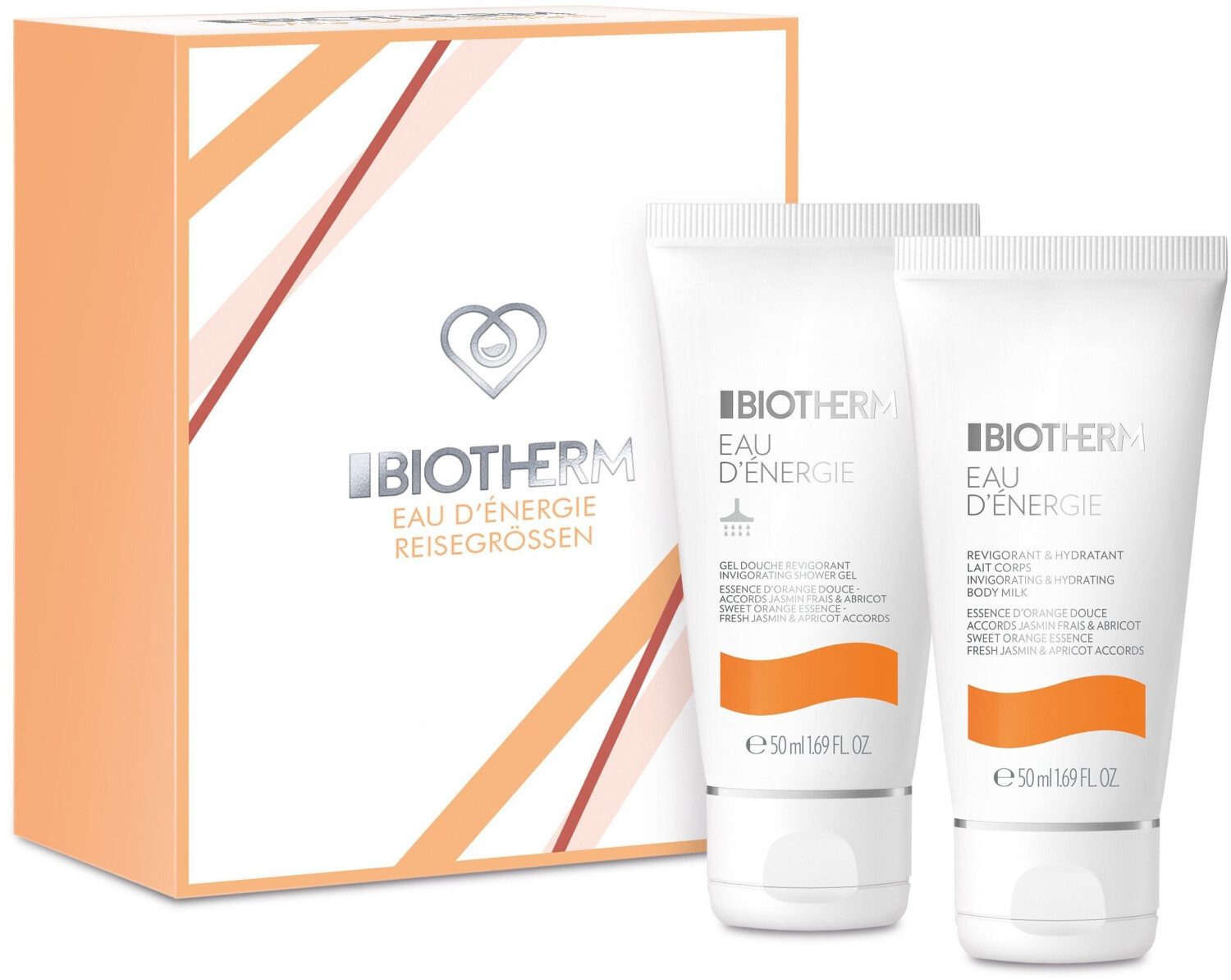 BIOTHERM Körperpflegemittel Biotherm Eau d'Energie Travel Set (SG 50ml + BL 50ml), 2-tlg.