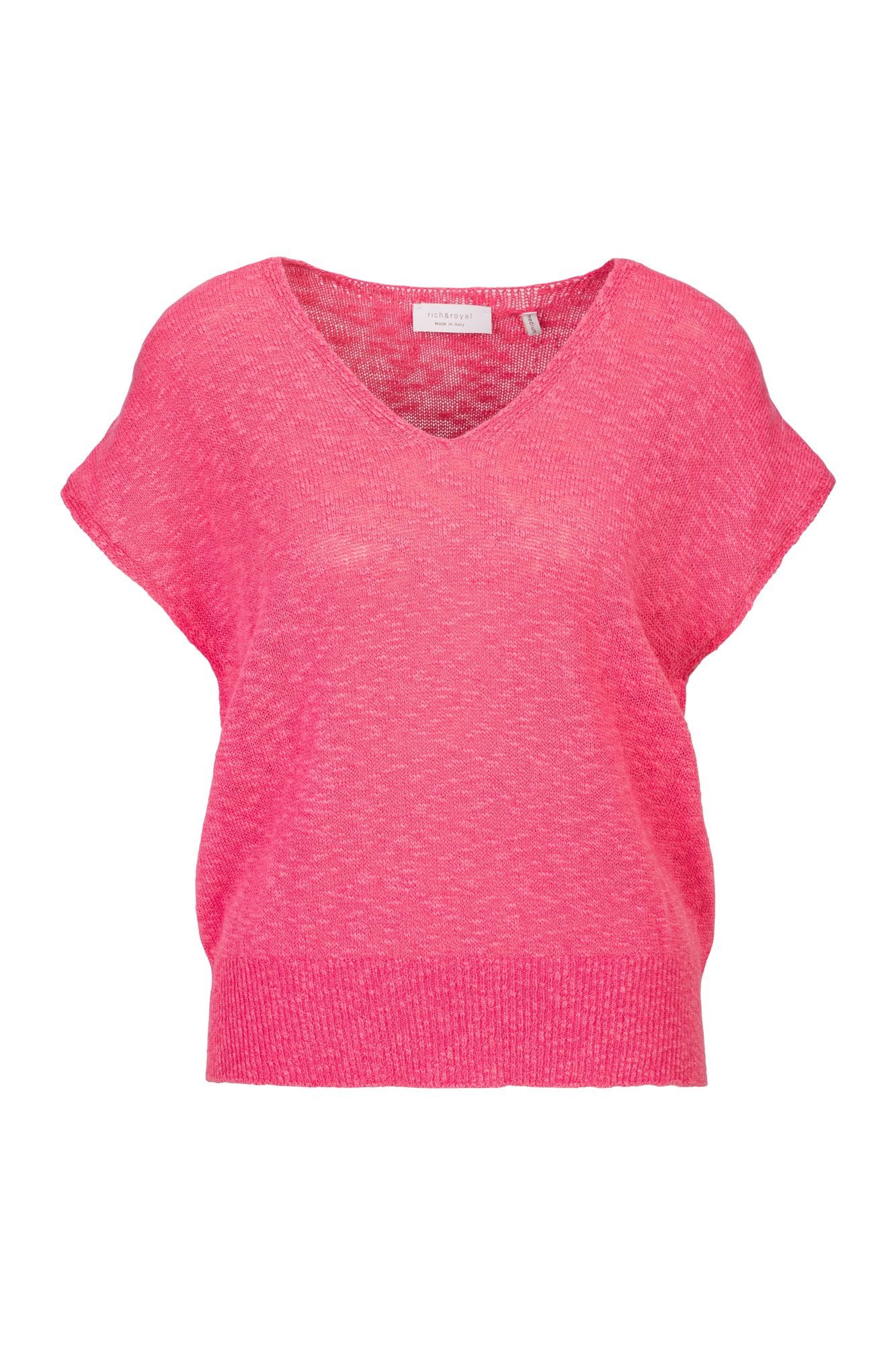 Kurzarmpullover D-Strick