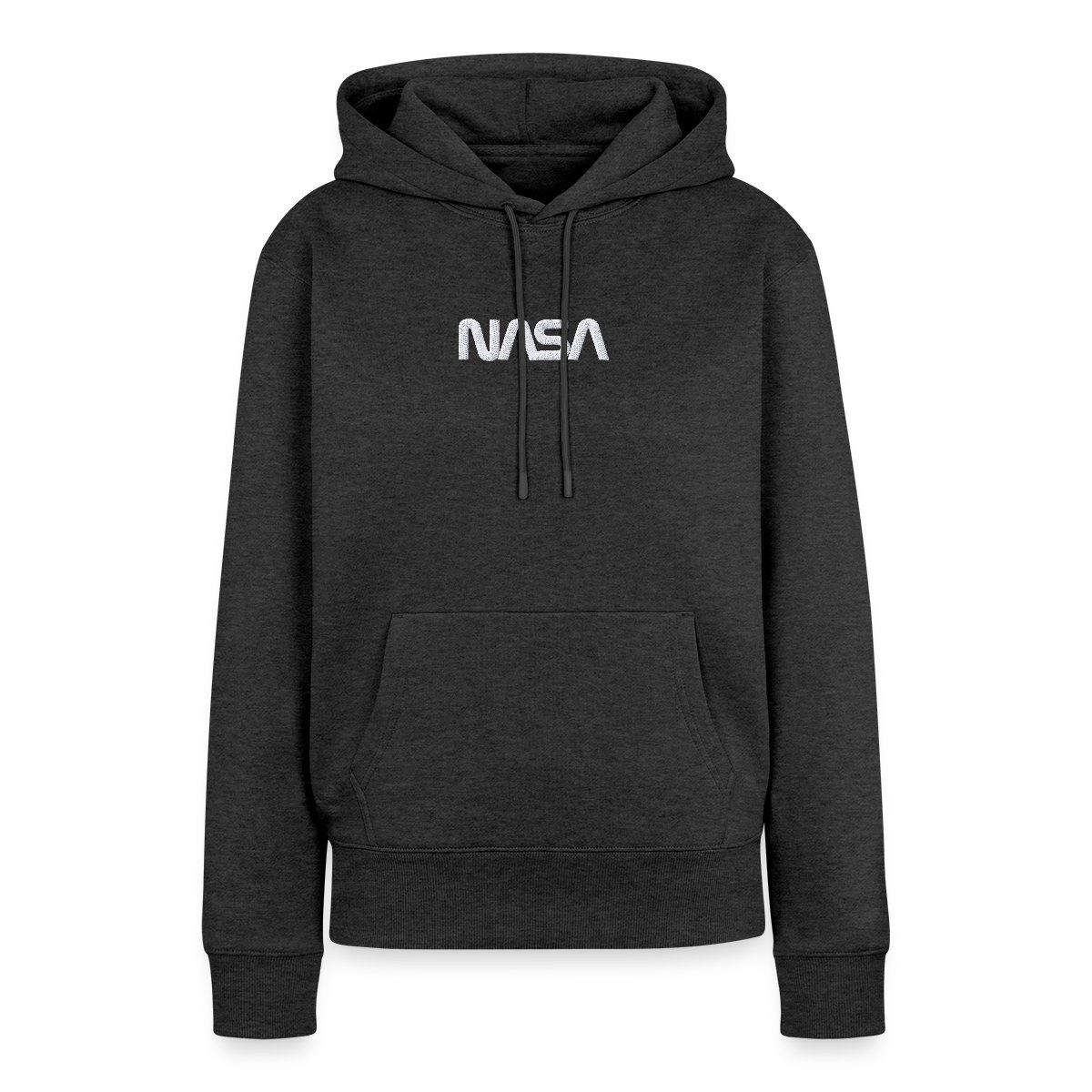 Hoodie Nasa Logo Weiß Stick Damen Premium Hoodie