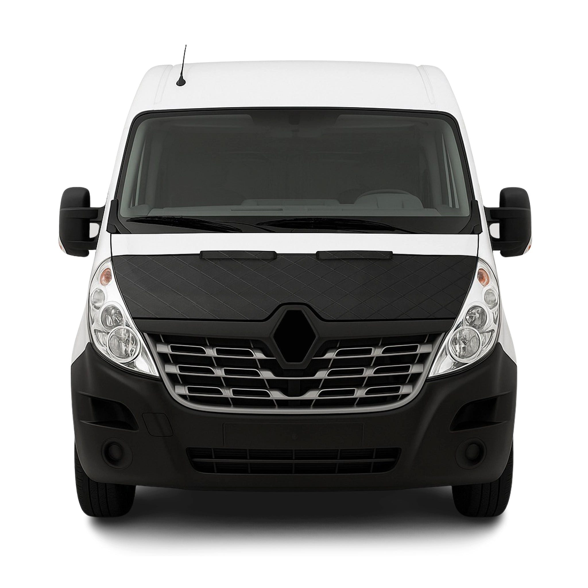 OMAC Frontstoßstange Schwarz Haubenbra für Renault Master 2010-2014 Halb, 1-St., Haltbar, langlebig