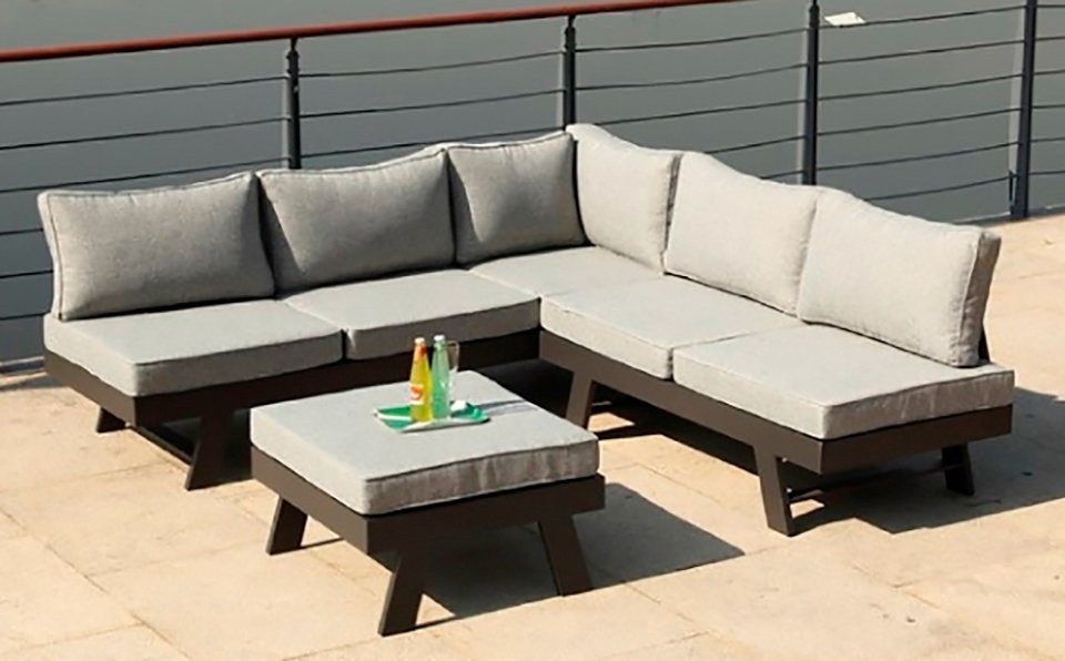 Garden Pleasure Loungeset Garten Ecksofa DONNA Gartensofa Lounge Set