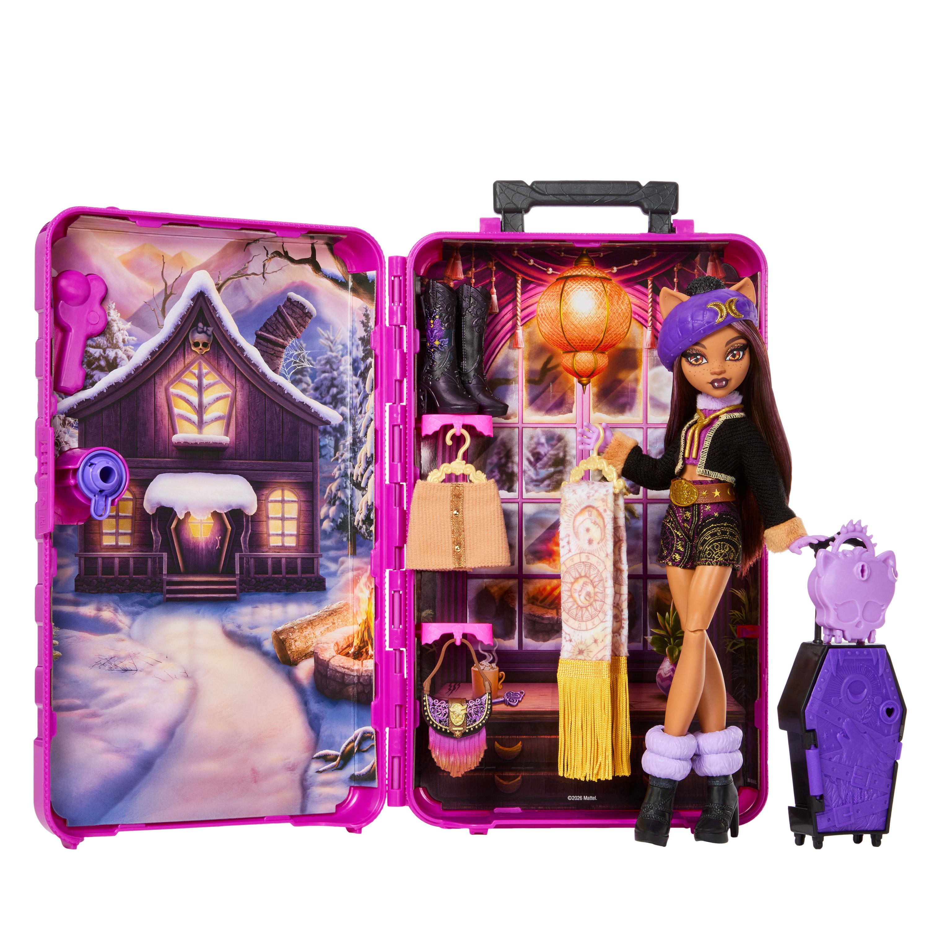 MonsterHigh™ Anziehpuppe Monster High Skulltimate Secrets Hütten-Gruselurlaub, Clawdeen Wolf – Bild 4 von 5
