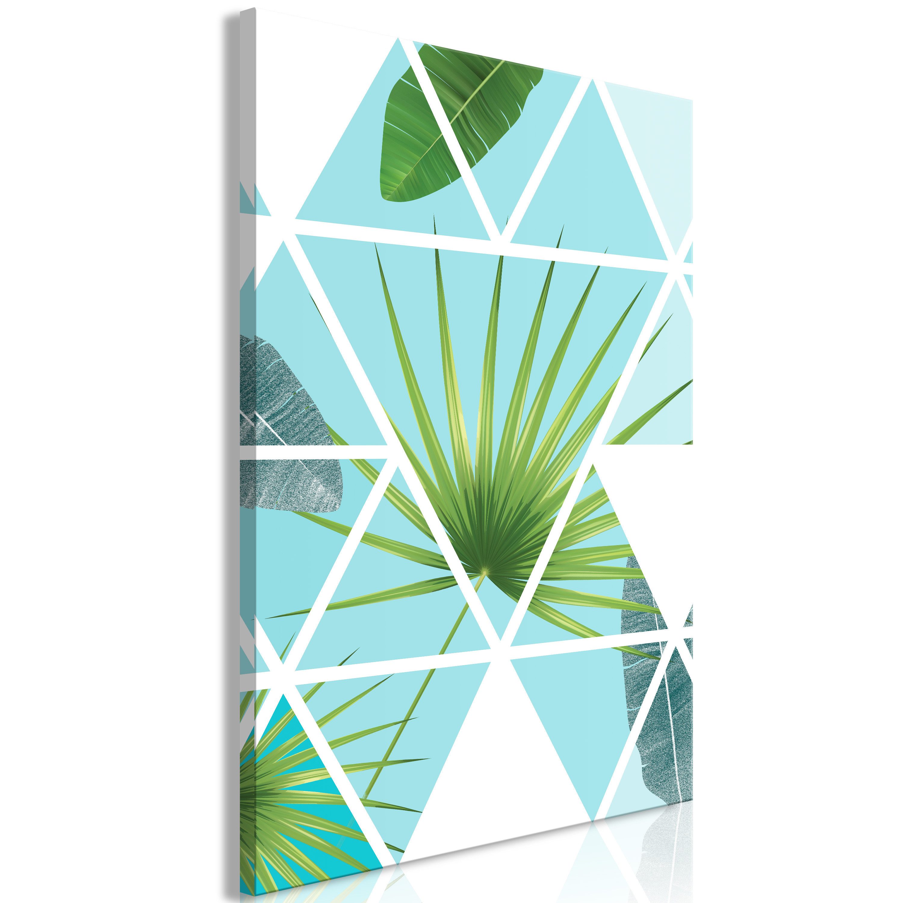 Artgeist Wandbild Geometric Palm (1 Part) Vertical