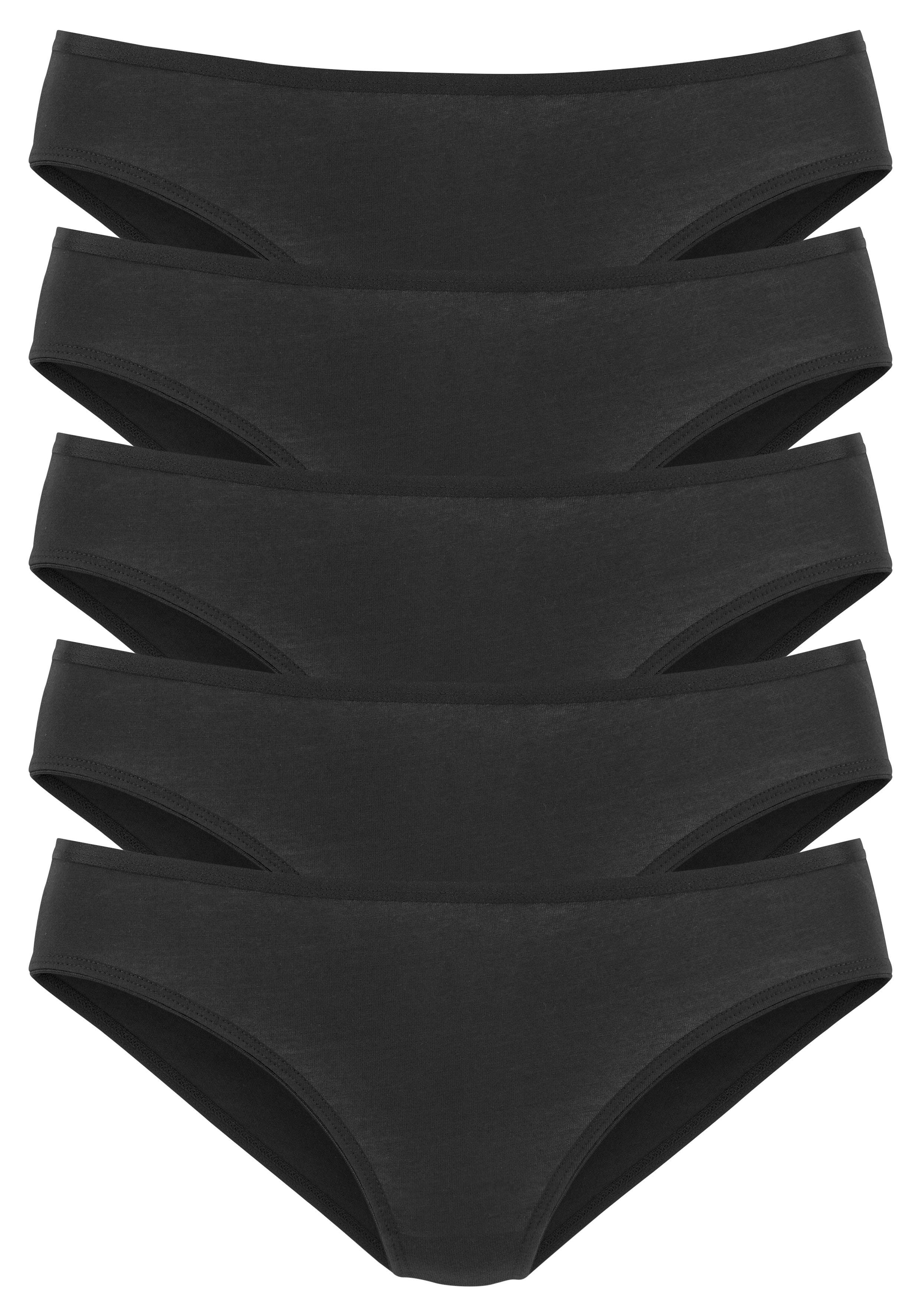 Vivance Jazz-Pants Slips (Packung, 5-St) aus elastischer Baumwoll-Qualität