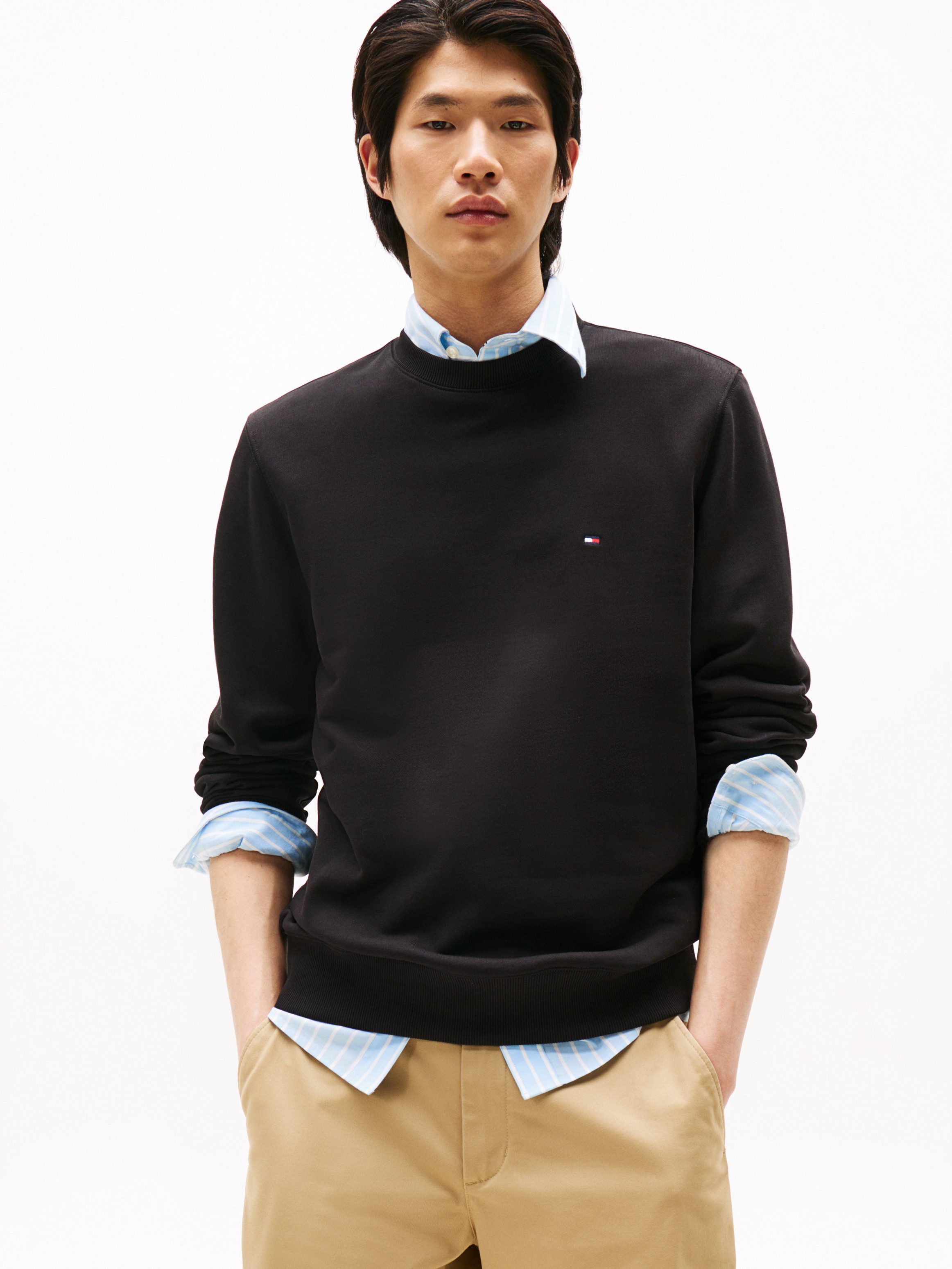 Tommy Hilfiger Sweatshirt ESSENTIAL TERRY CREWNECK günstig online kaufen