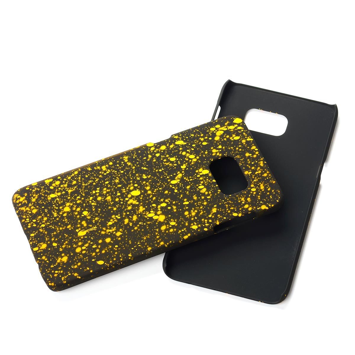 König Design Handyhülle Samsung Galaxy S6 Edge Plus, Samsung Galaxy S6 Edge Plus Handyhülle Backcover Schwarz