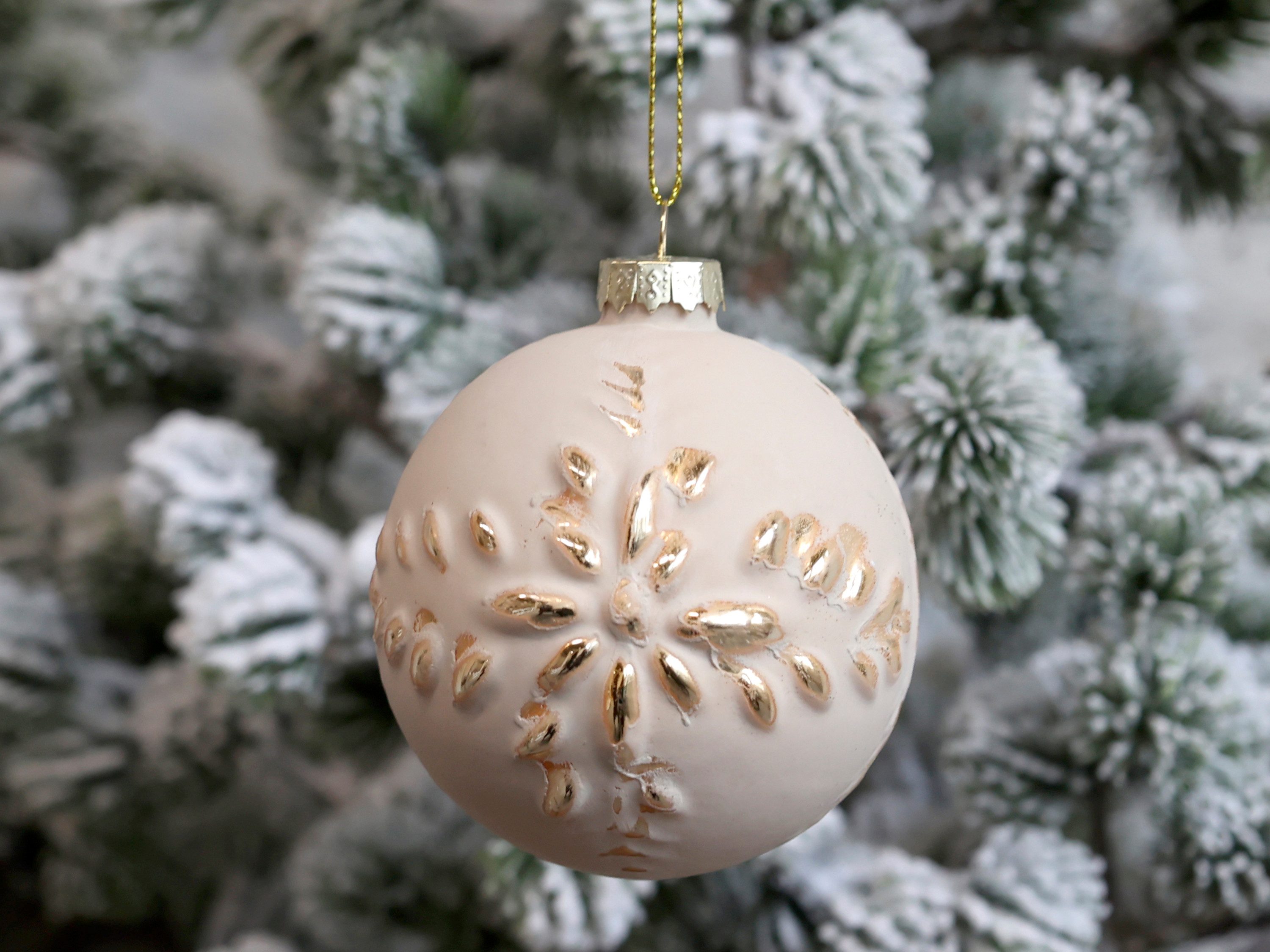 Chic Antique Weihnachtsbaumkugel Glas Weihnachtskugeln Pastell Vintage Christbaum Deko Kugeln, Christbaumkugel, Glas, Skandinavisches Design, Pastellfarben