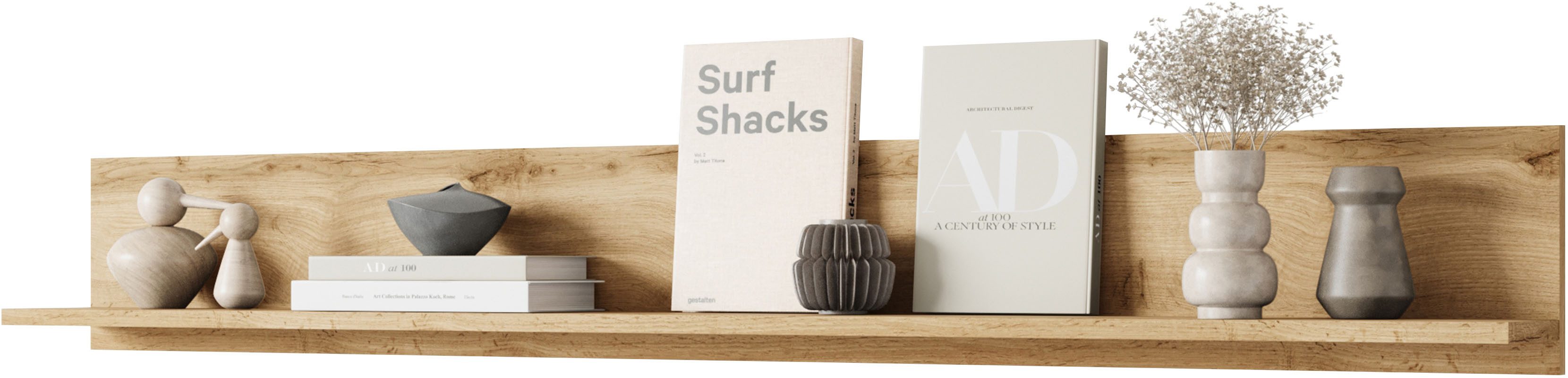 INOSIGN Wandboard Wandregal Vera, 1-tlg., ideal für Deko & Bücher, 138x23x1 günstig online kaufen