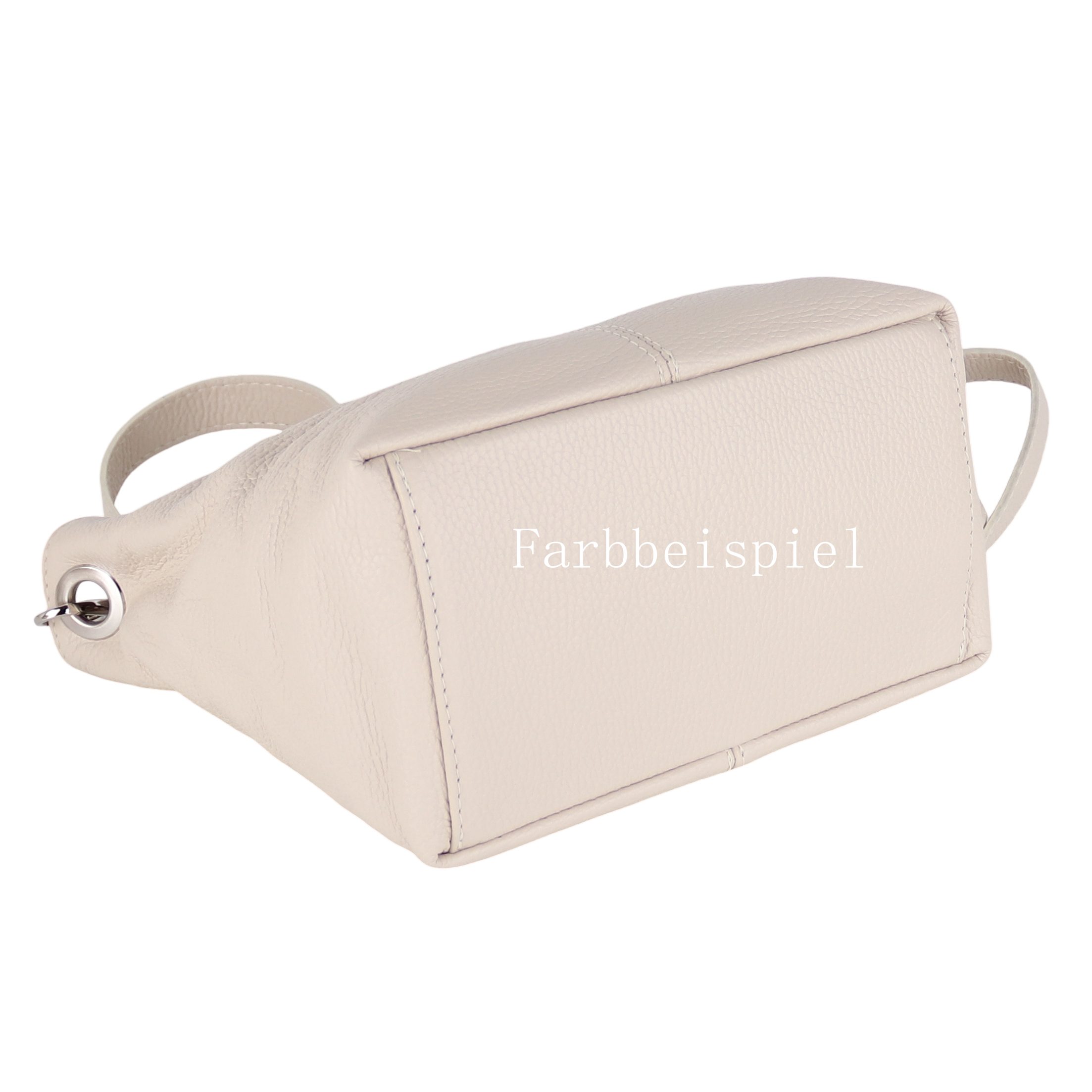 MIRROSI Umhängetasche Damen Crossbody Bag, Echtleder Made In Italy (Schultertasche für jeden Anlass (1 Tasche & 2 Gurte), BOHO Style), 30x20x13cm, gemusterten&  – Bild 5 von 5
