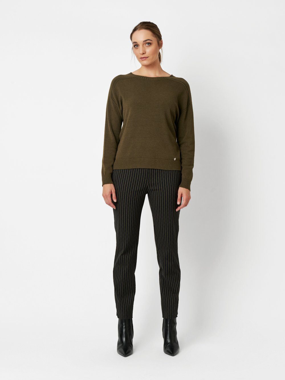 TONI Stretch-Hose Jenny aus hochwertigem Jacquard günstig online kaufen