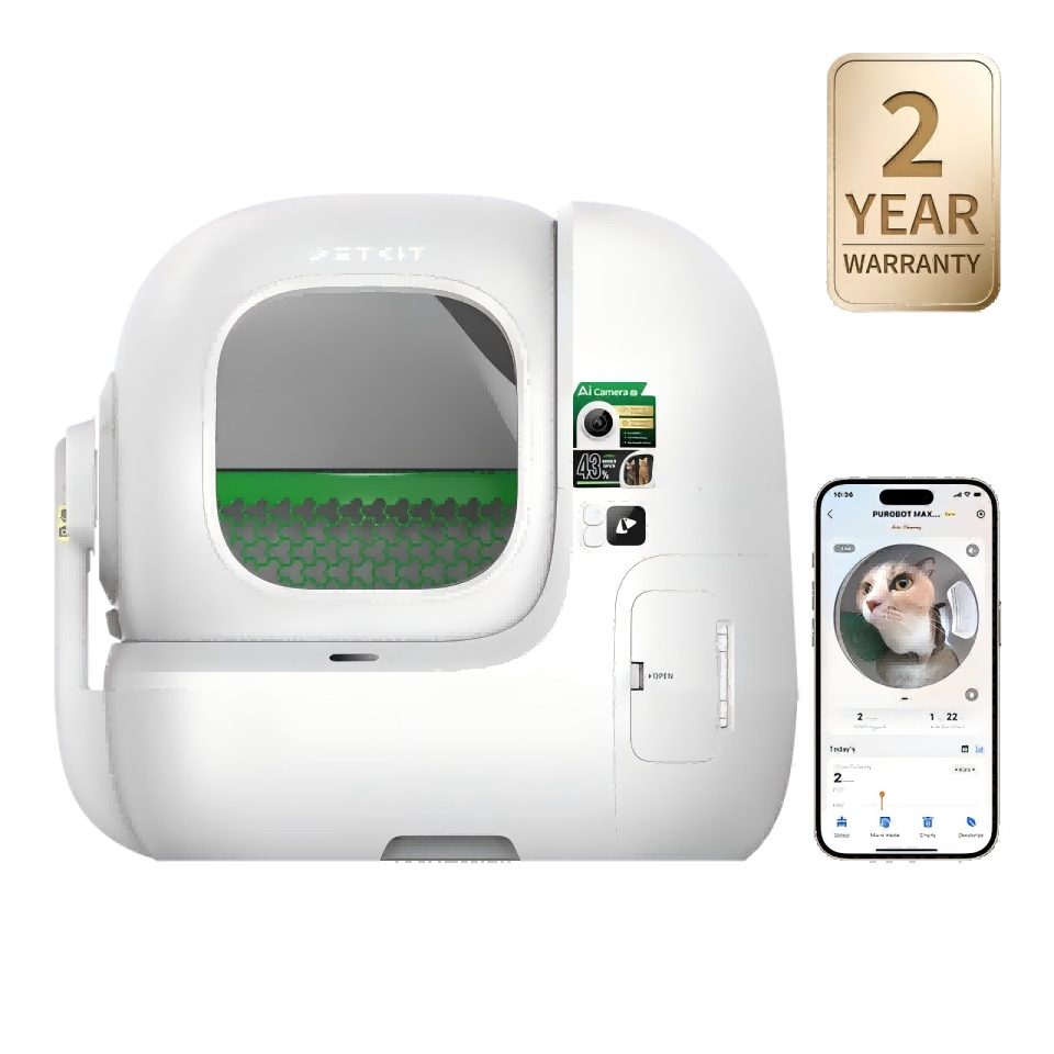PETKIT Katzentoilette PETKIT PUROBOT Max Pro 2 Selbstreinigende Katzentoilette, vollautomatische Katzentoilette