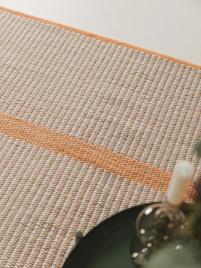 Wollteppich Assos, benuta, rechteckig, Höhe: 5 mm, Kunstfaser, Berber, Ethno-Style, Wohnzimmer