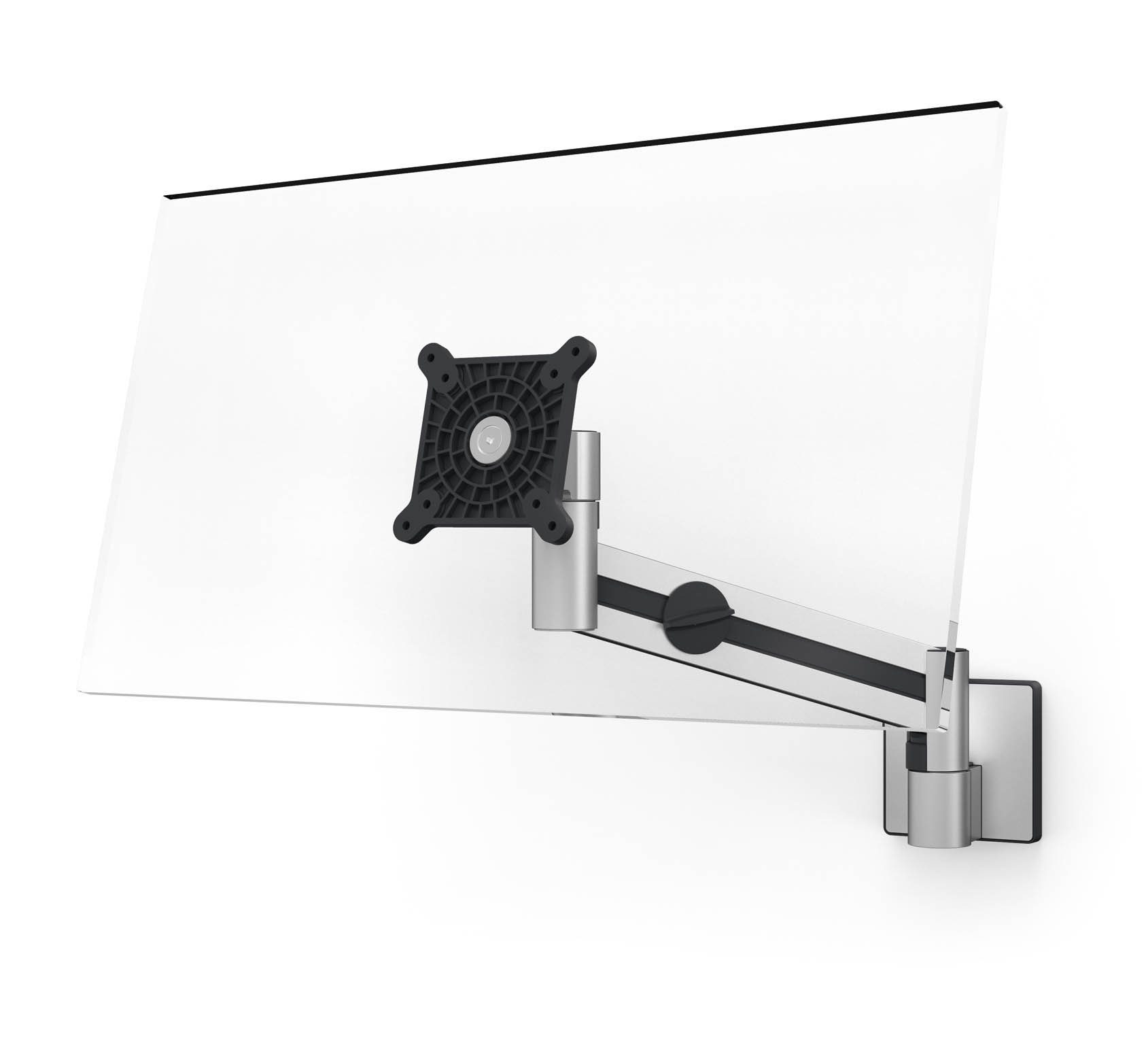 DURABLE Wandhalterung MONITOR, (Durable 509023 Monitor Wandhalterung Pro, flexibler Schwenkarm 360° dr)