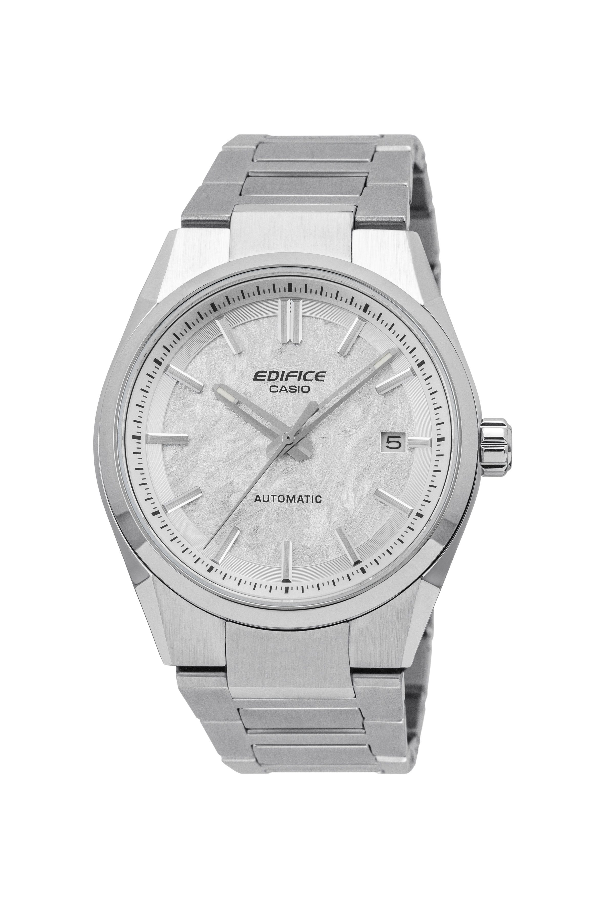 CASIO EDIFICE Automatikuhr EFK-110D-7AER, Armbanduhr, Damenuhr, Herrenuhr, Mechanische Uhr, Edelstahlarmband