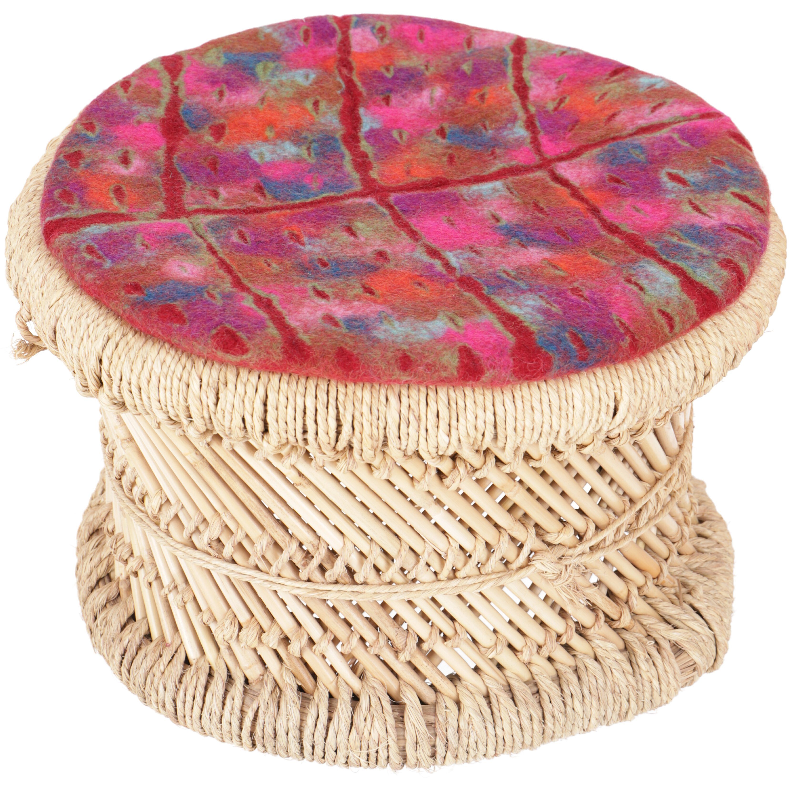 Guru-Shop Meditationskissen Filz Stuhlauflage, Boho Sitzkissen,..